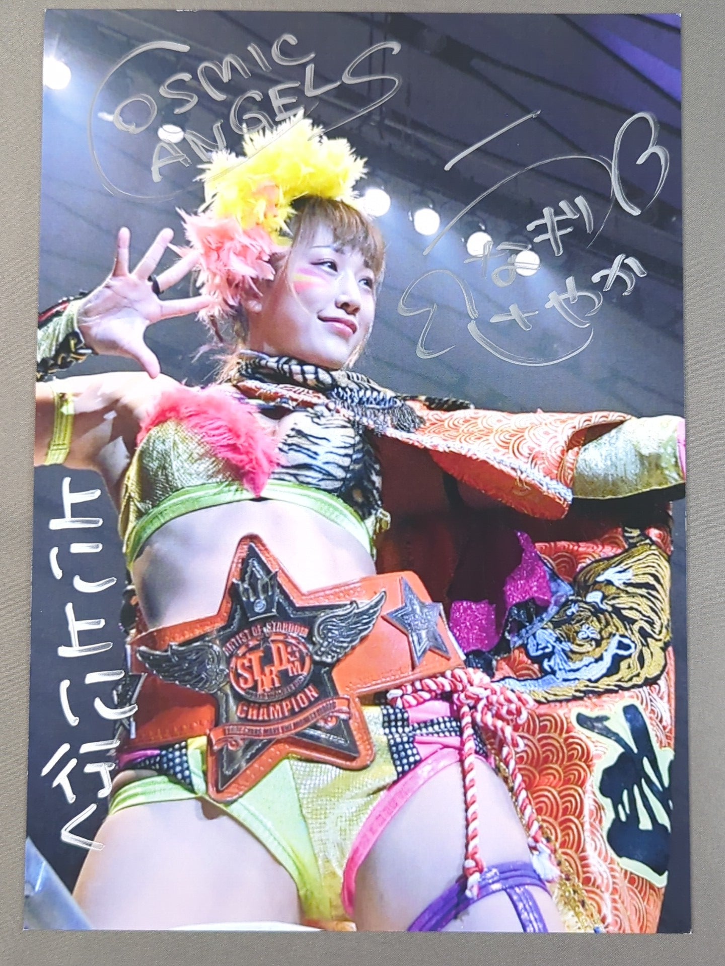 ウナギ・サヤカ 直筆サイン入り スターダムポートレート(Q-9) – 闘道館