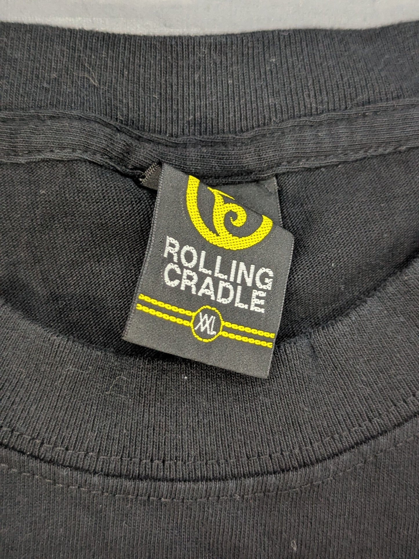 エル・デスペラード×ROLLING CRADLE コラボTシャツ③(ブラック×ホワイト×レッド)