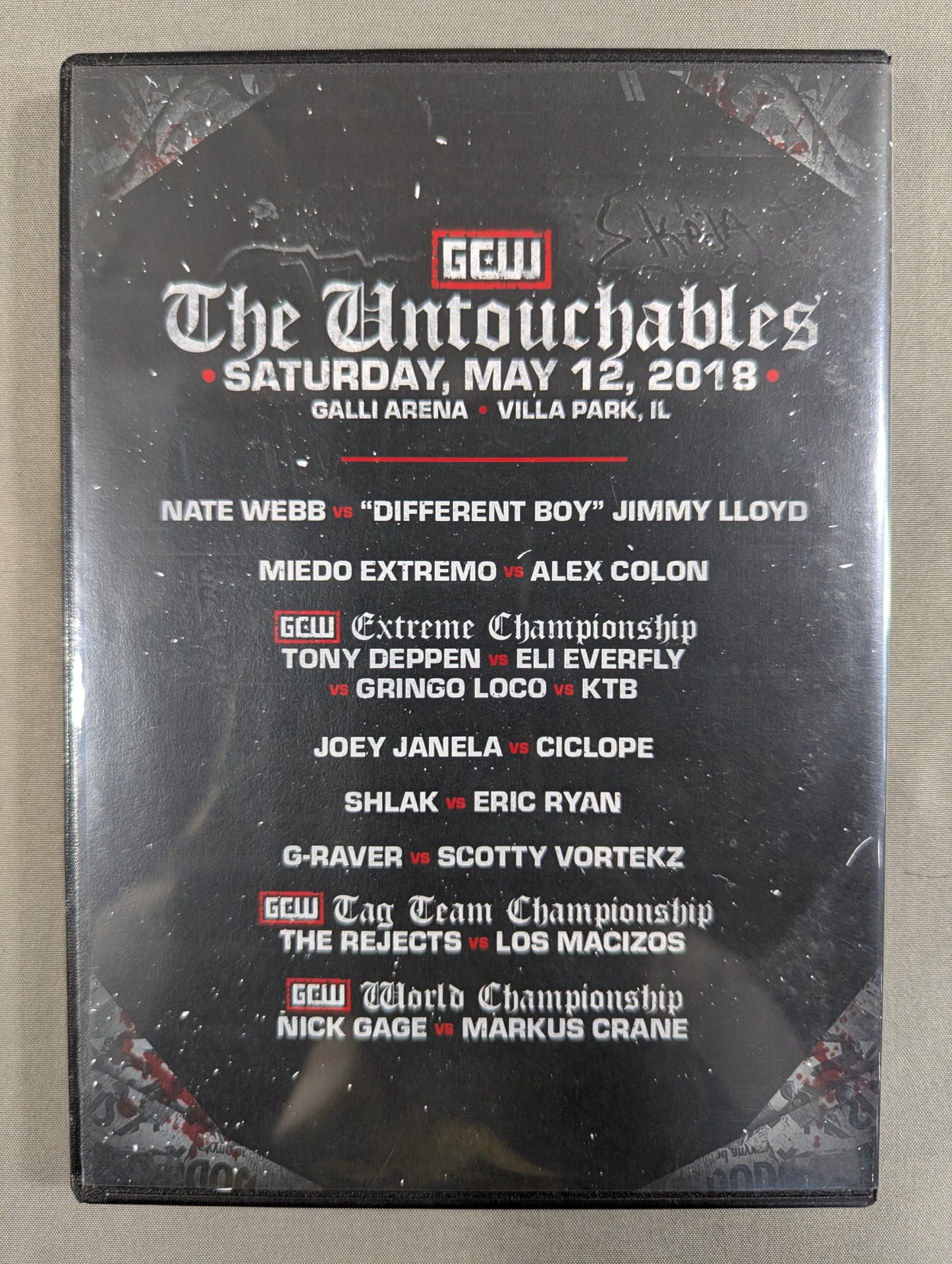 GCW The Untouchables