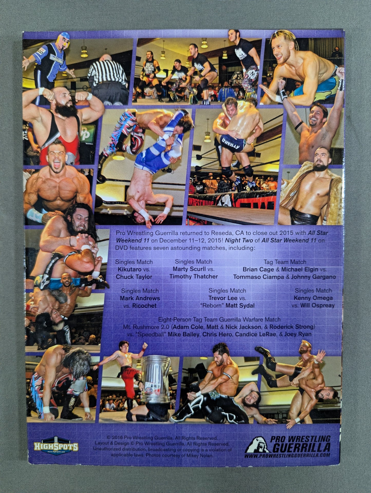★ケニー・オメガvsウィル・オスプレイ★ PWG ALL STAR WEEKEND 11 NIGHT TWO