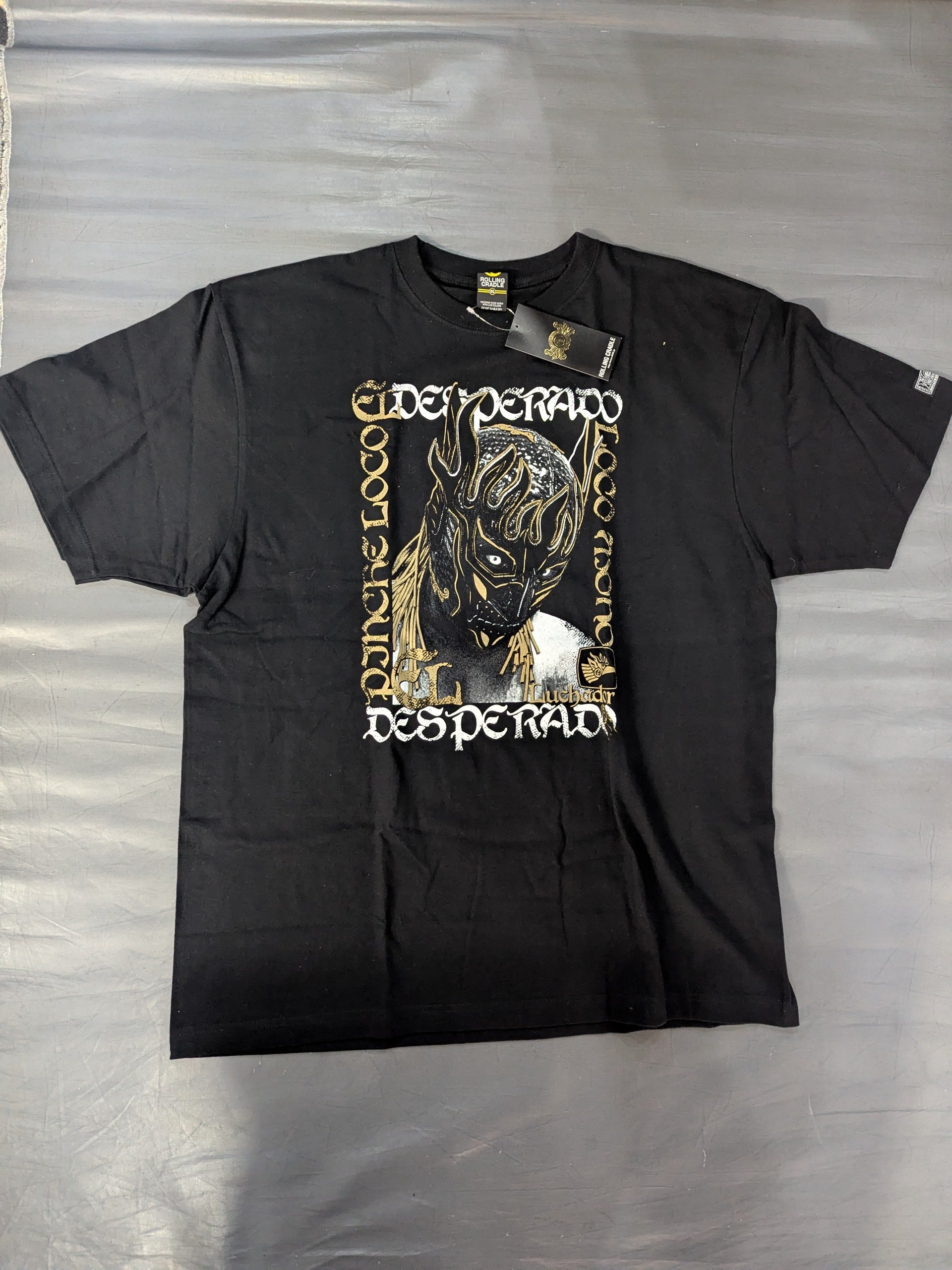 エル・デスペラード×ROLLING CRADLE コラボTシャツ④(ブラック