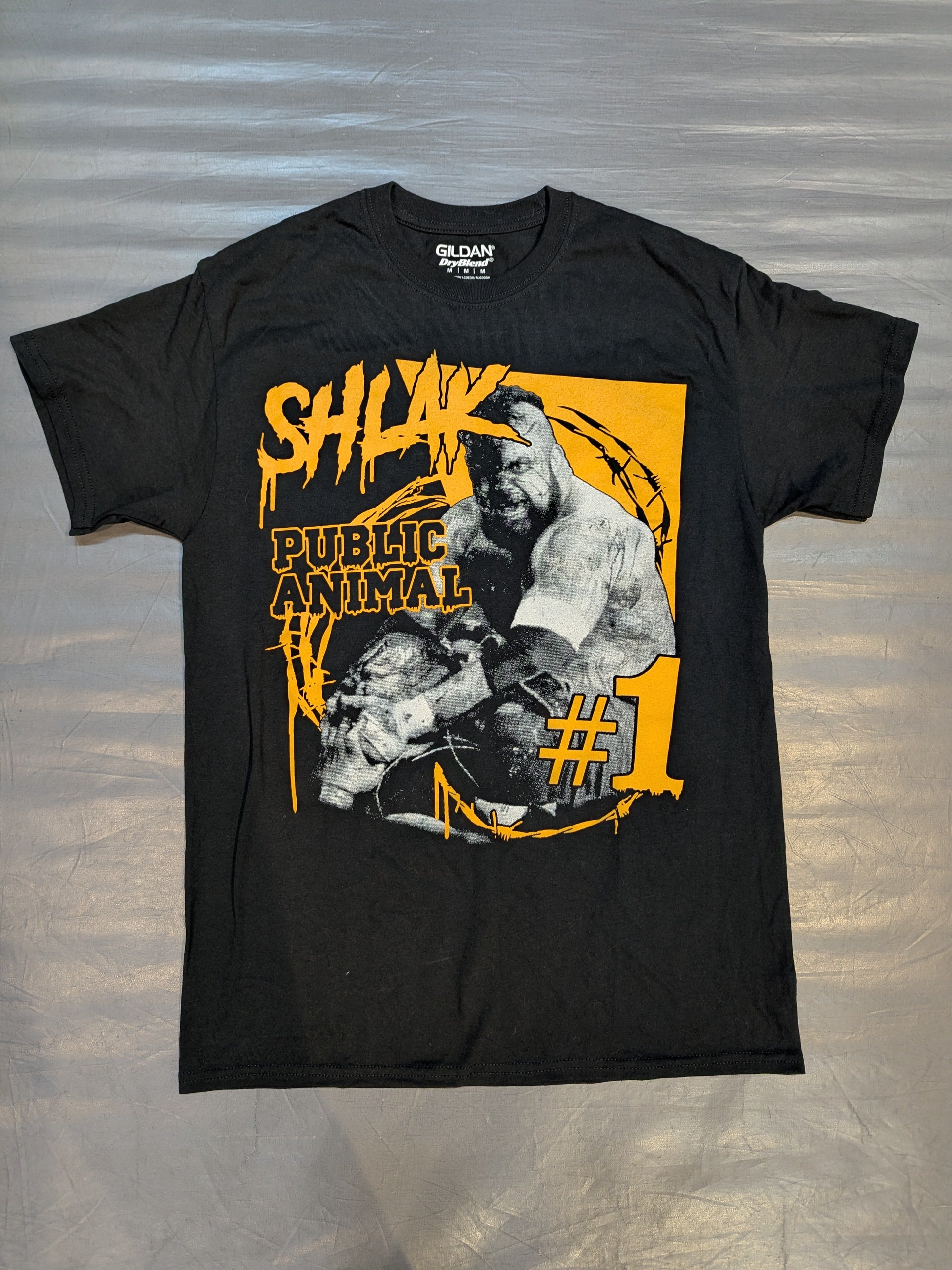 シュラック「PUBLIC ANIMAL #1」ピクチャーTシャツ(ブラック) – 闘道館