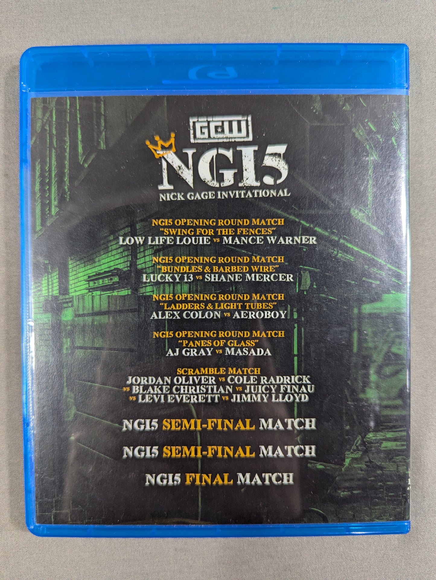 GCW NGI5 NICK CAGE INVITATIONAL