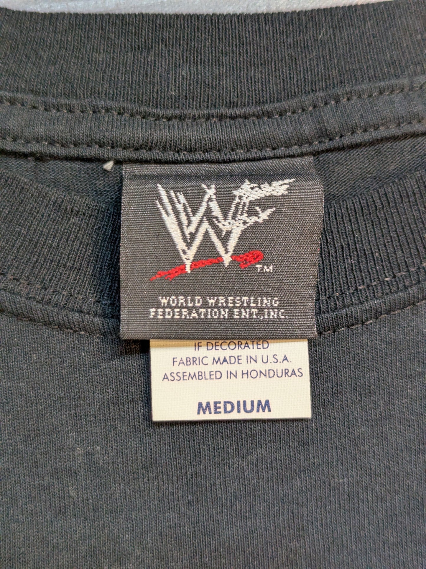 Dudley Boys '3D DEATH DROP' T-SHIRT (WWF (2000) / Black)