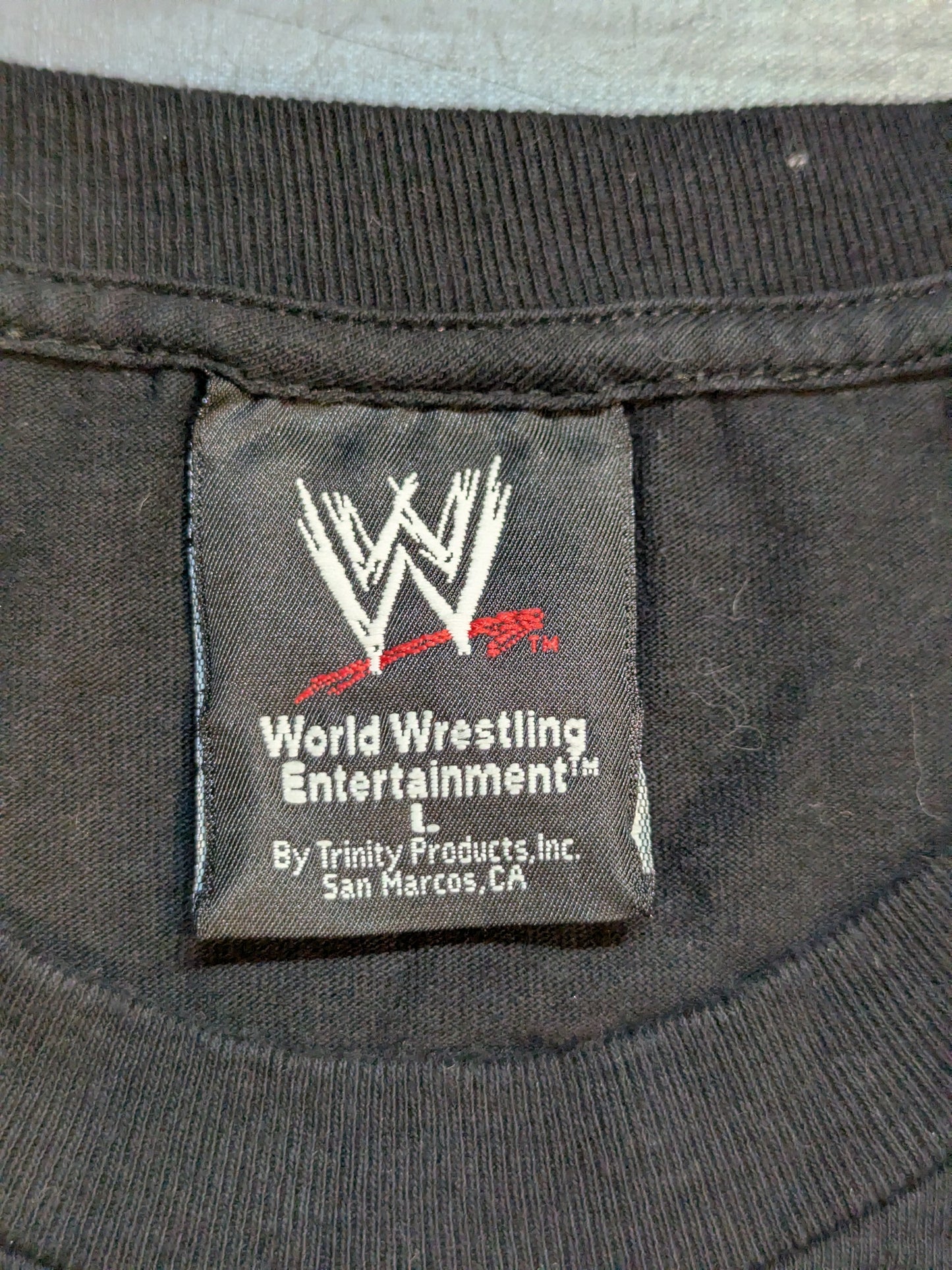 John Cena "U CAN'T C ME" Picture T-Shirt (WWE (2004) / Black)