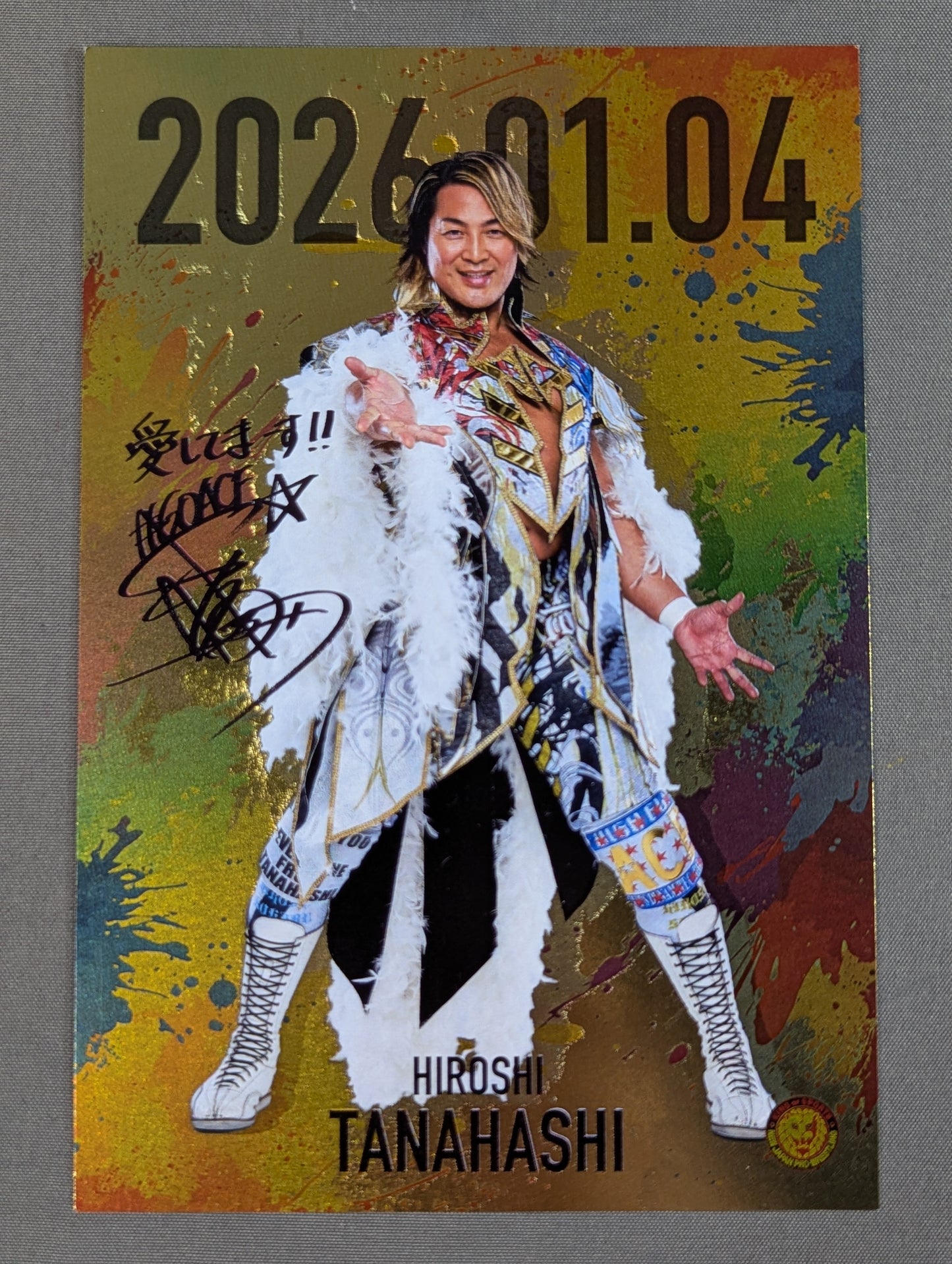 ★非売品★ 棚橋弘至 引退記念 箔押しポストカードセット