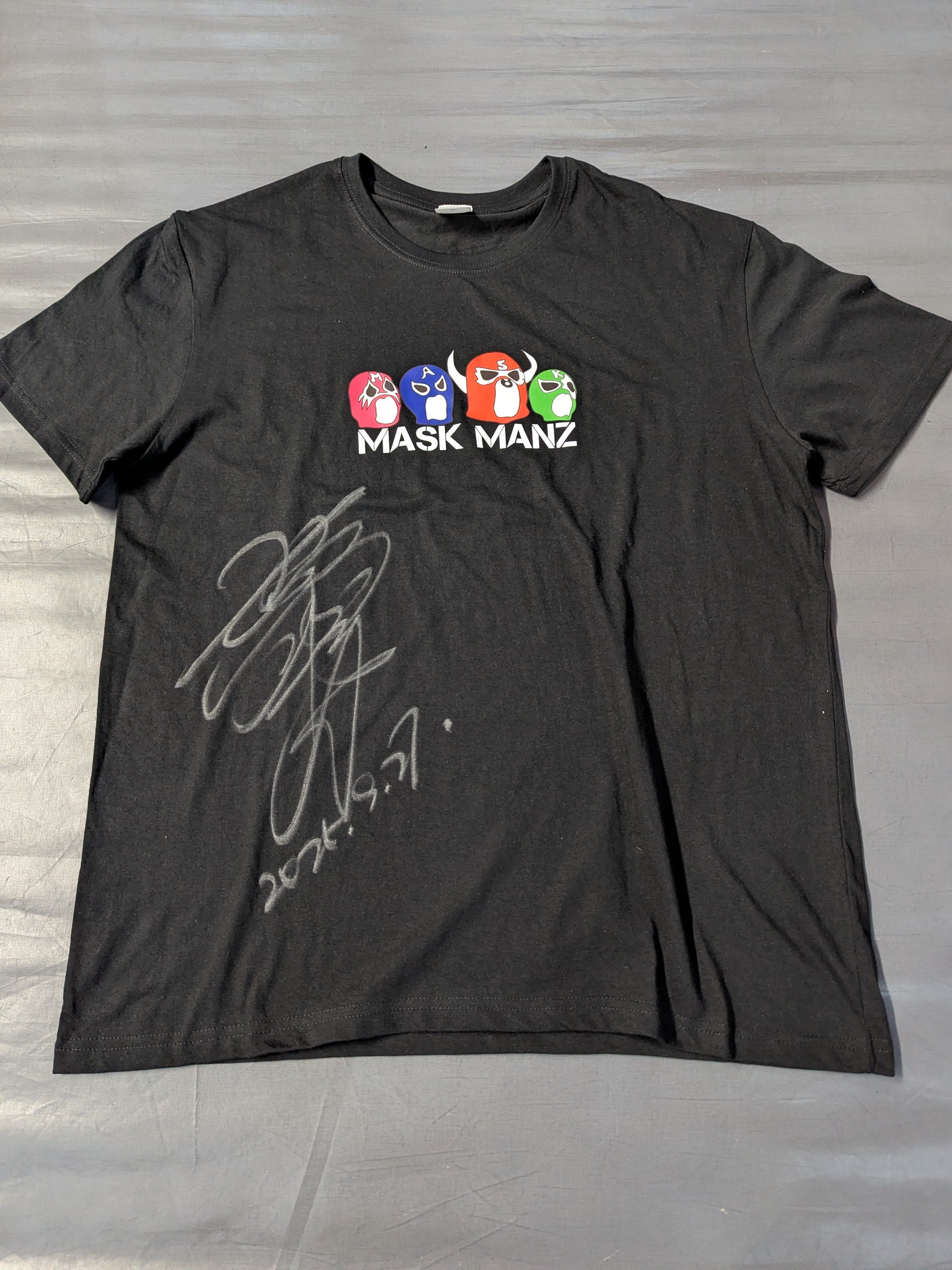大仁田厚 直筆サイン入り】MASK MANZ Tシャツ – 闘道館