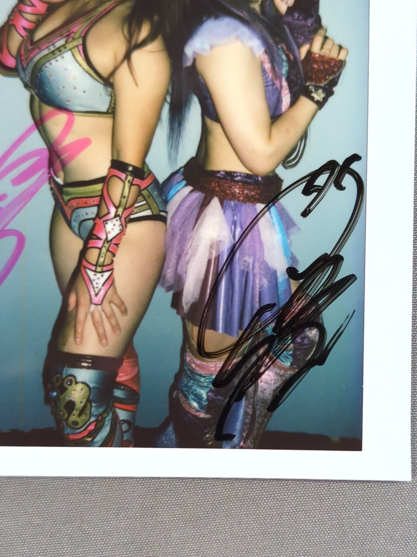 中野たむ&白川未奈 直筆Wサイン入りチェキ③