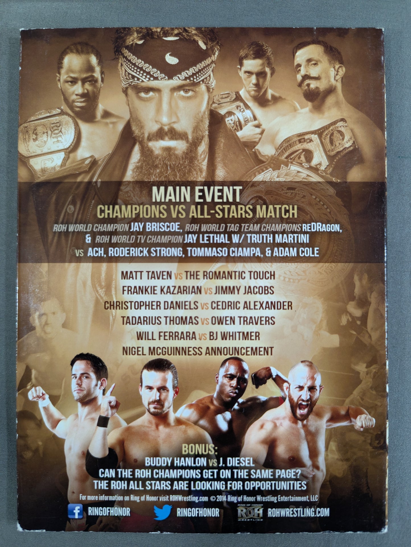 ROH CHAMPIONS vs ALL STARS
