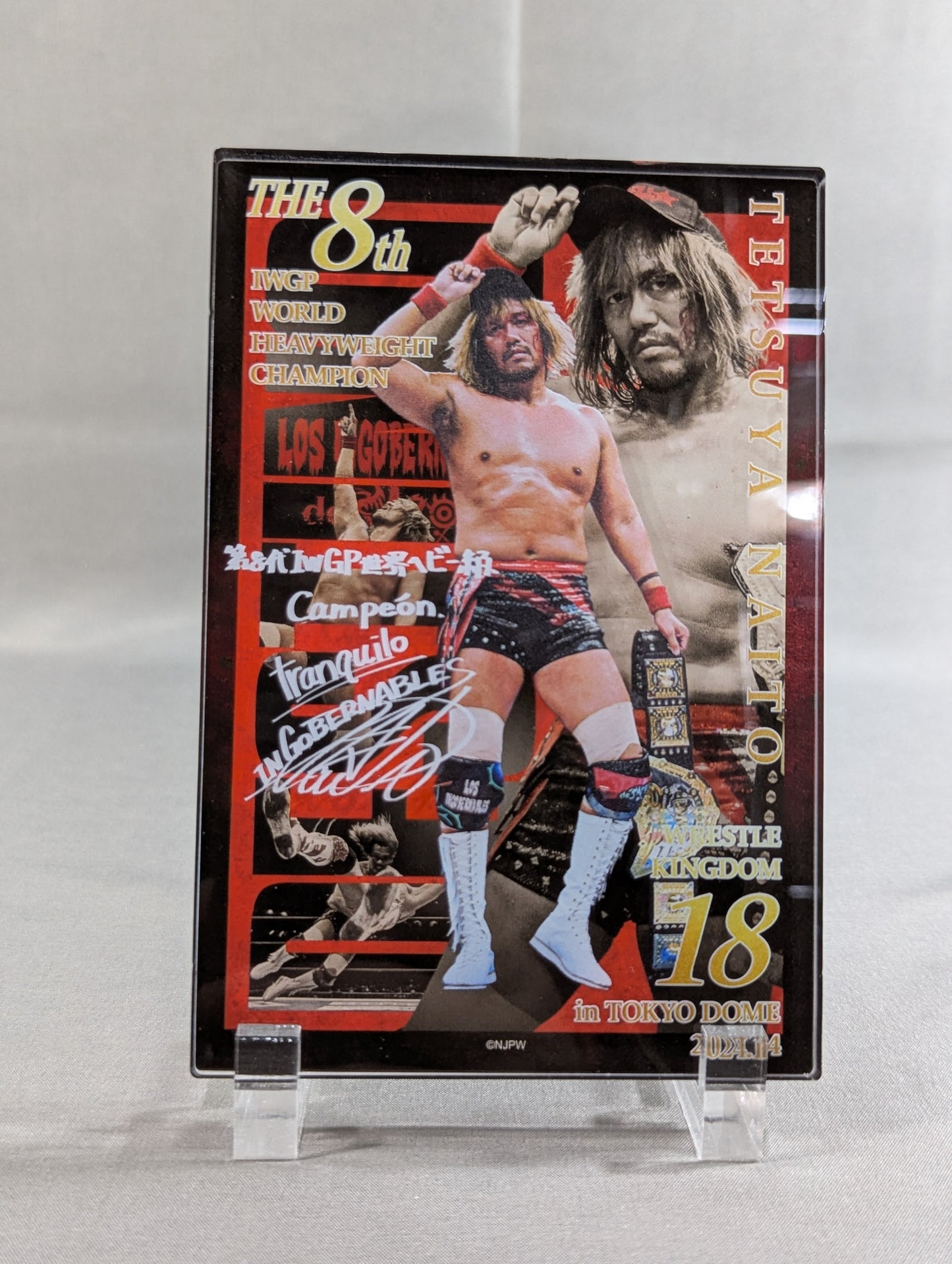 Tetsuya Naito Memorial Acrylic Block