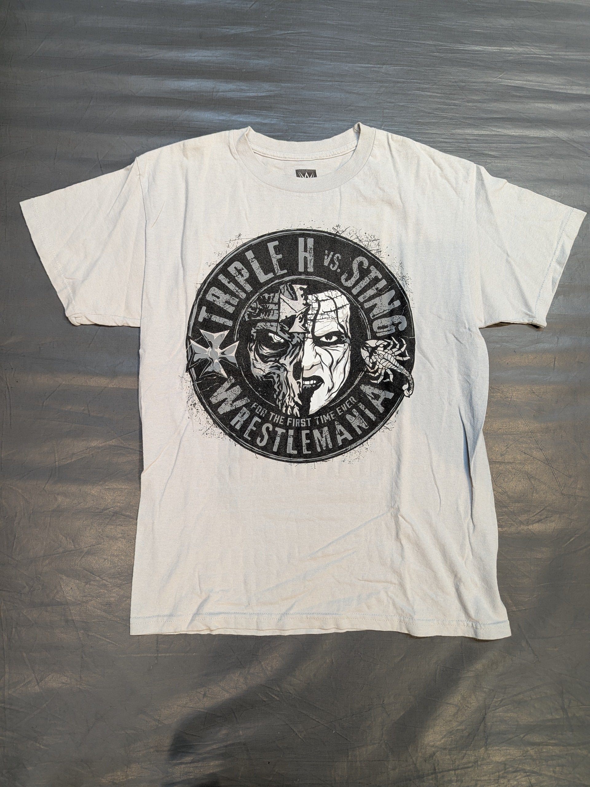 未開封　WWE エリート　トリプルH ターミネーターコスチューム　レッスルマニア レッスルマニア31「トリプルHvsスティング」Tシャツ(WWE(2015