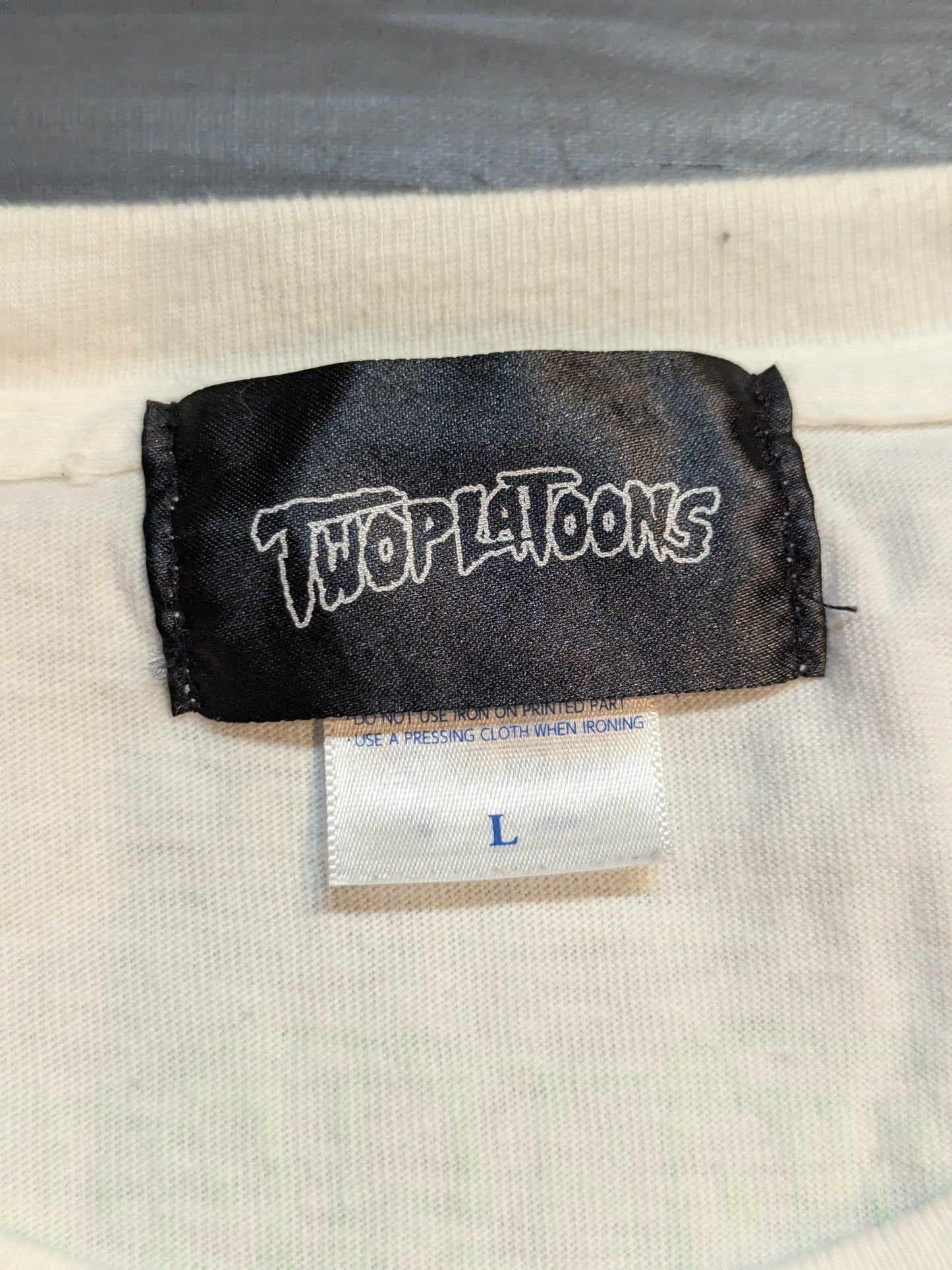 ランディ・サベージ×TWOPLATOONS コラボTシャツ①(WWE(2018) / ホワイト×グリーン)