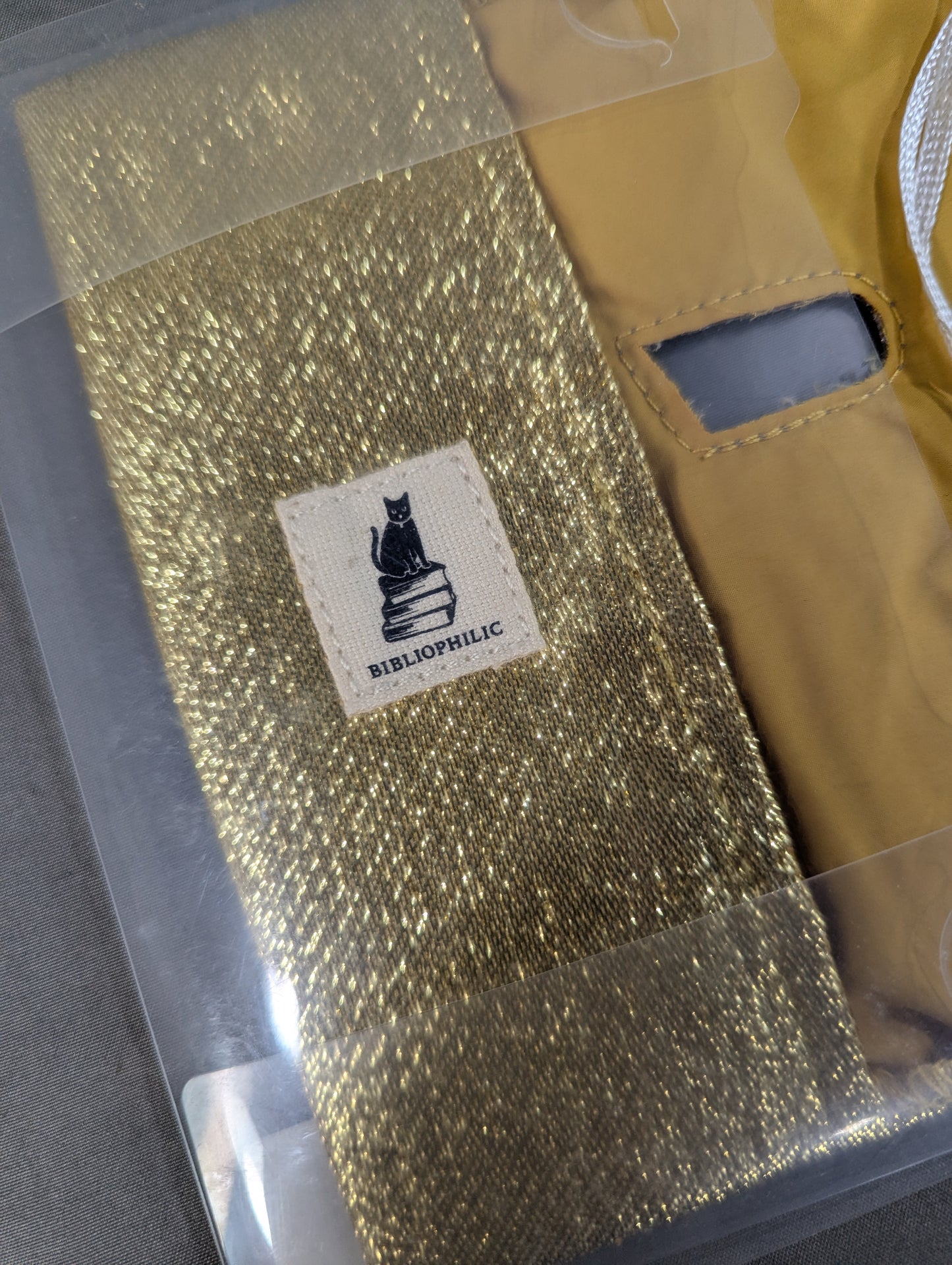 ★BIBLIO PHILIC × HAOMING★ BOOK MASK / Book Cover (Gold× Silver)