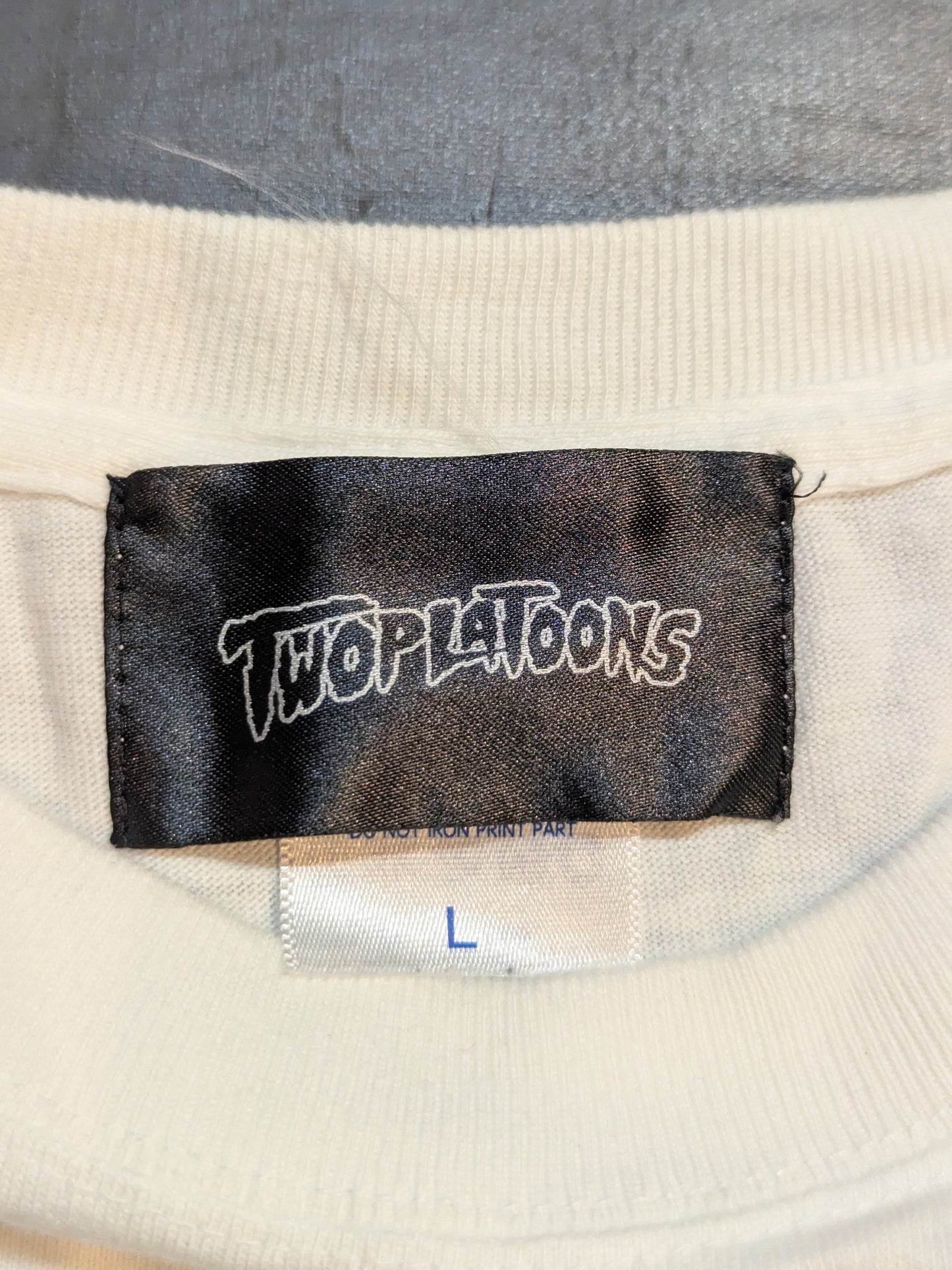 AJスタイルズ×TWOPLATOONS コラボTシャツ④(WWE(2016) / ホワイト×ブルー)