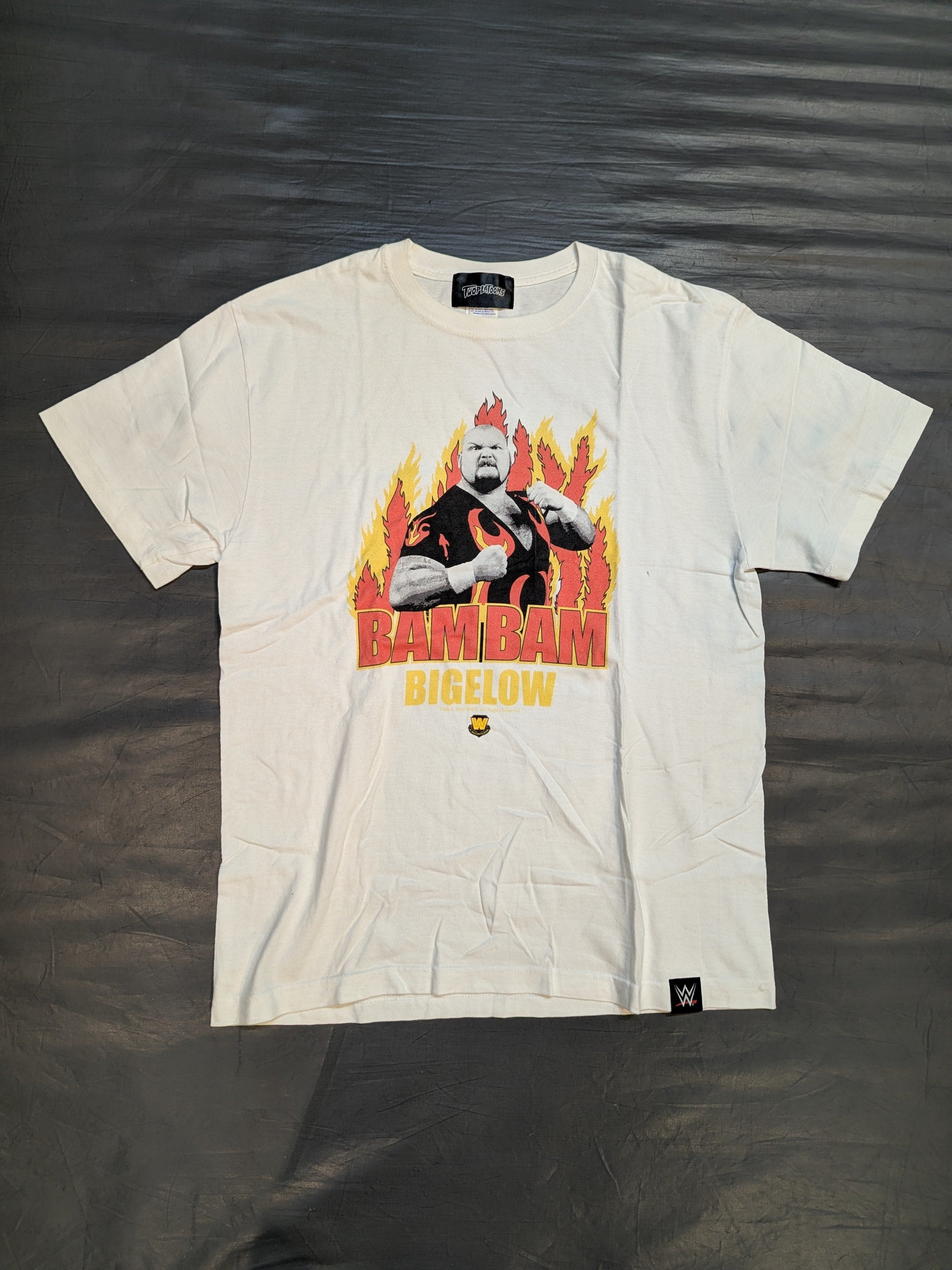 バンバン・ビガロ×TWOPLATOONS コラボTシャツ(WWE(2018) / ホワイト