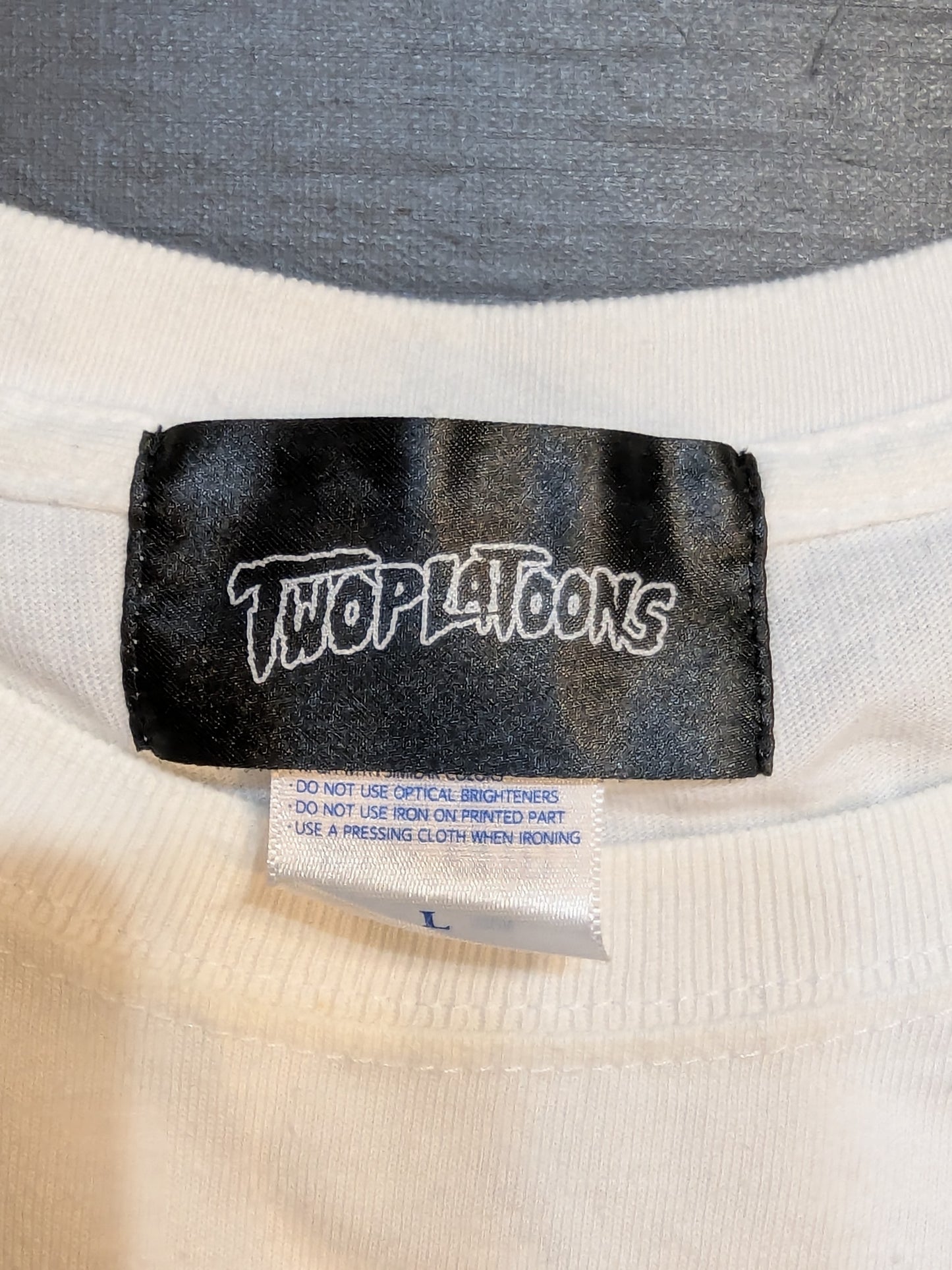 Bam Bam Bigelow ×TWOPLATOONS Collaboration T-Shirt (WWE (2018) / White)