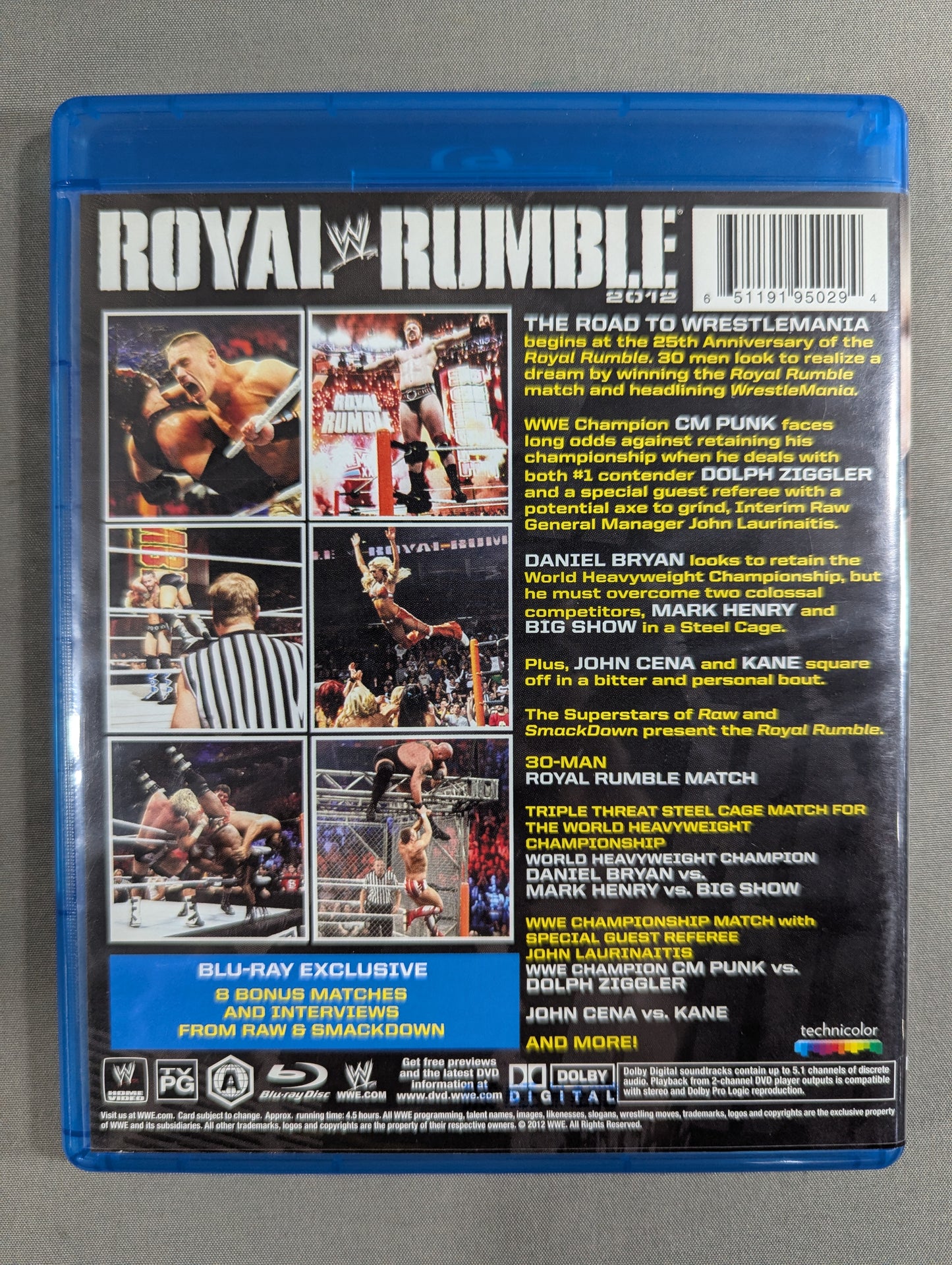 WWE ROYAL RUMBLE 2012