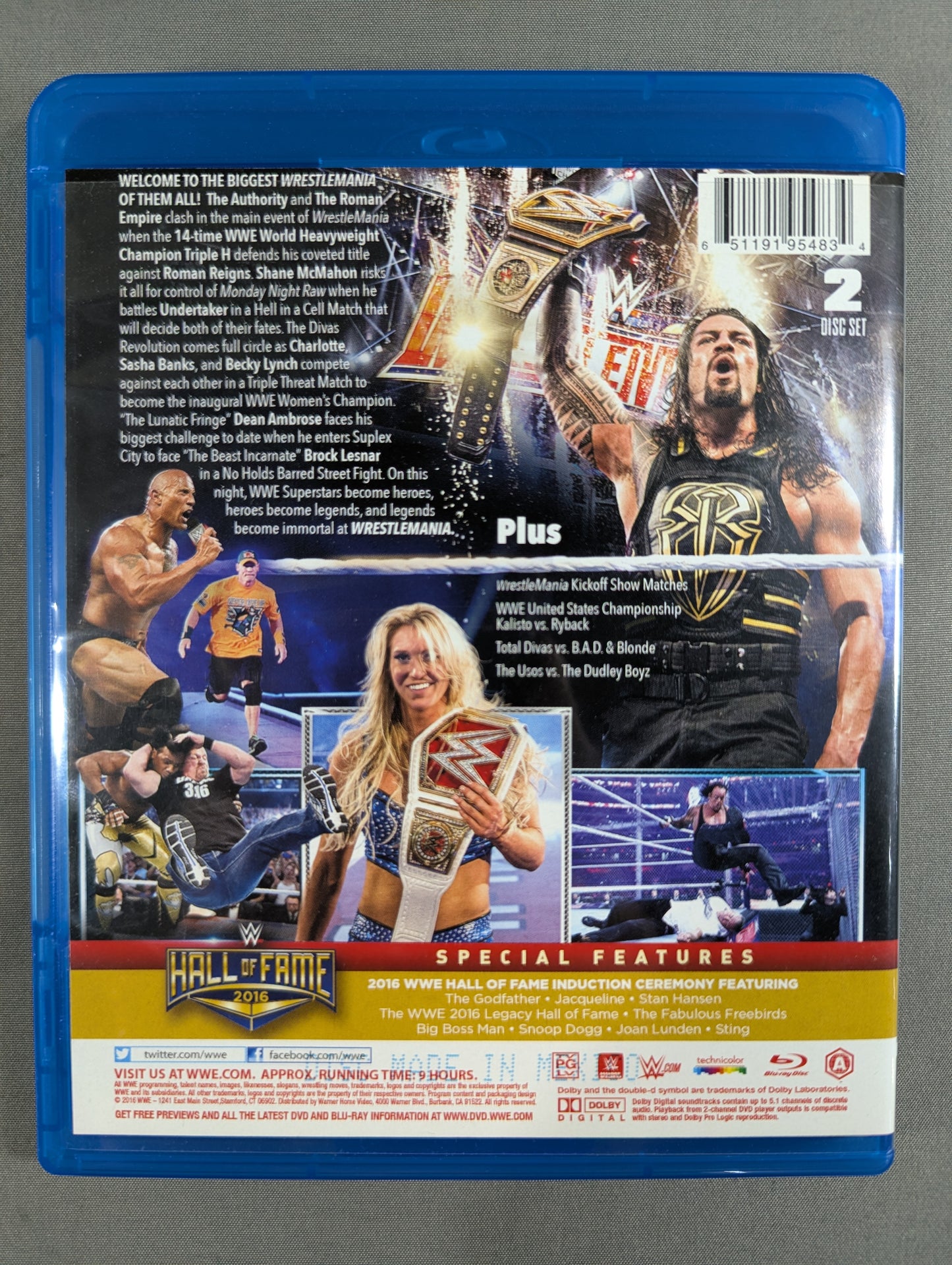 WWE WRESTLEMANIA 2016
