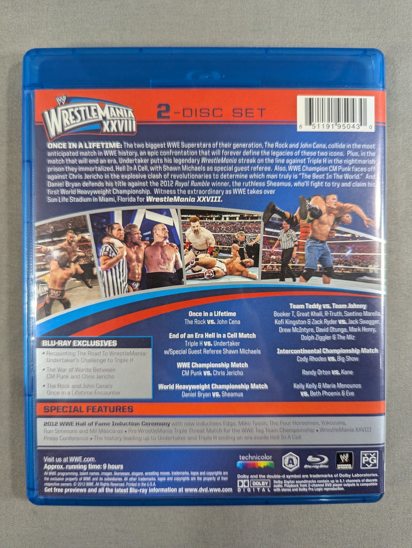 WWE WRESTLEMANIA XXⅧ ★ONCE IN LIFETIME★