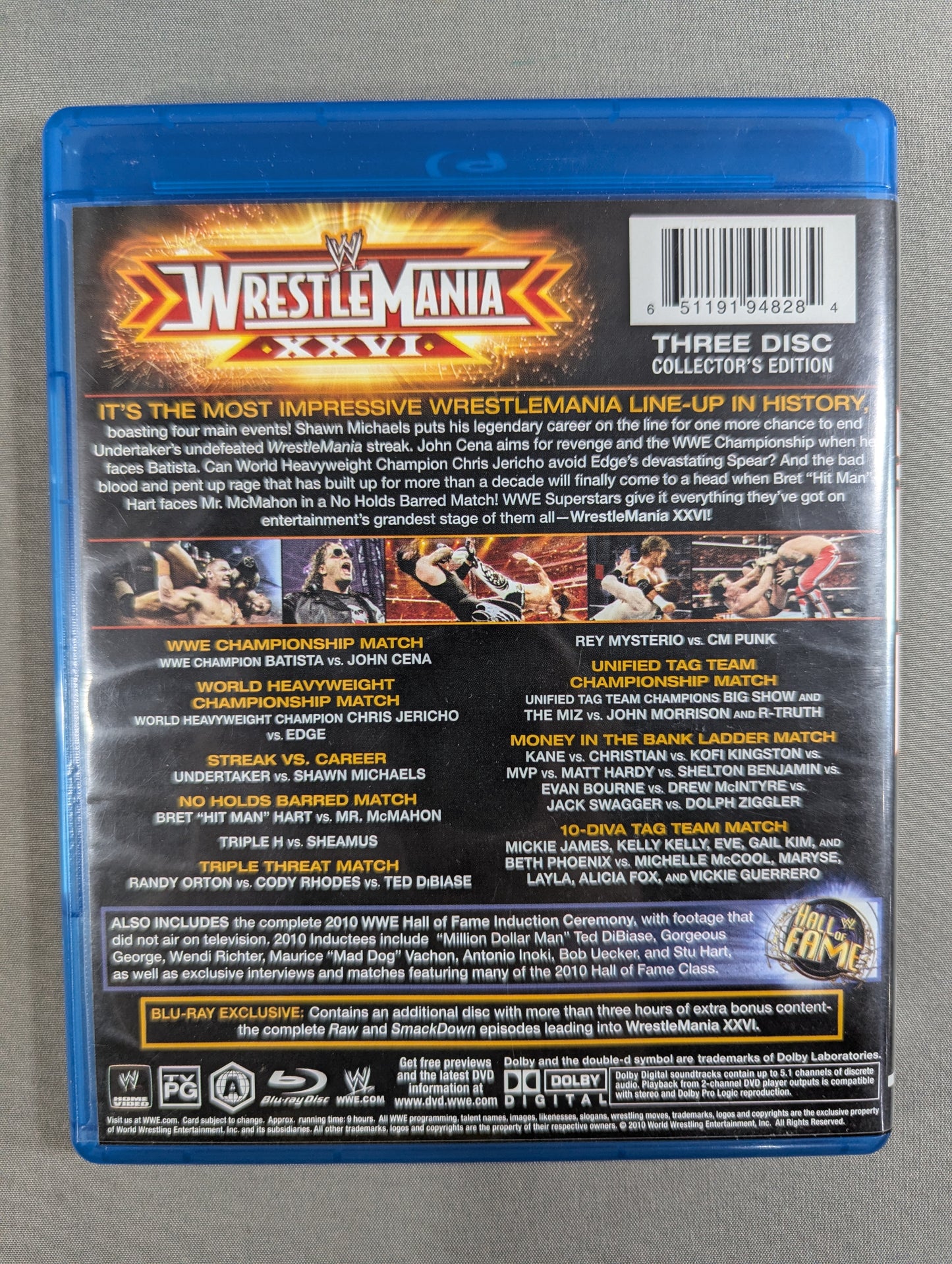 WWE WRESTLEMANIA XXVI
