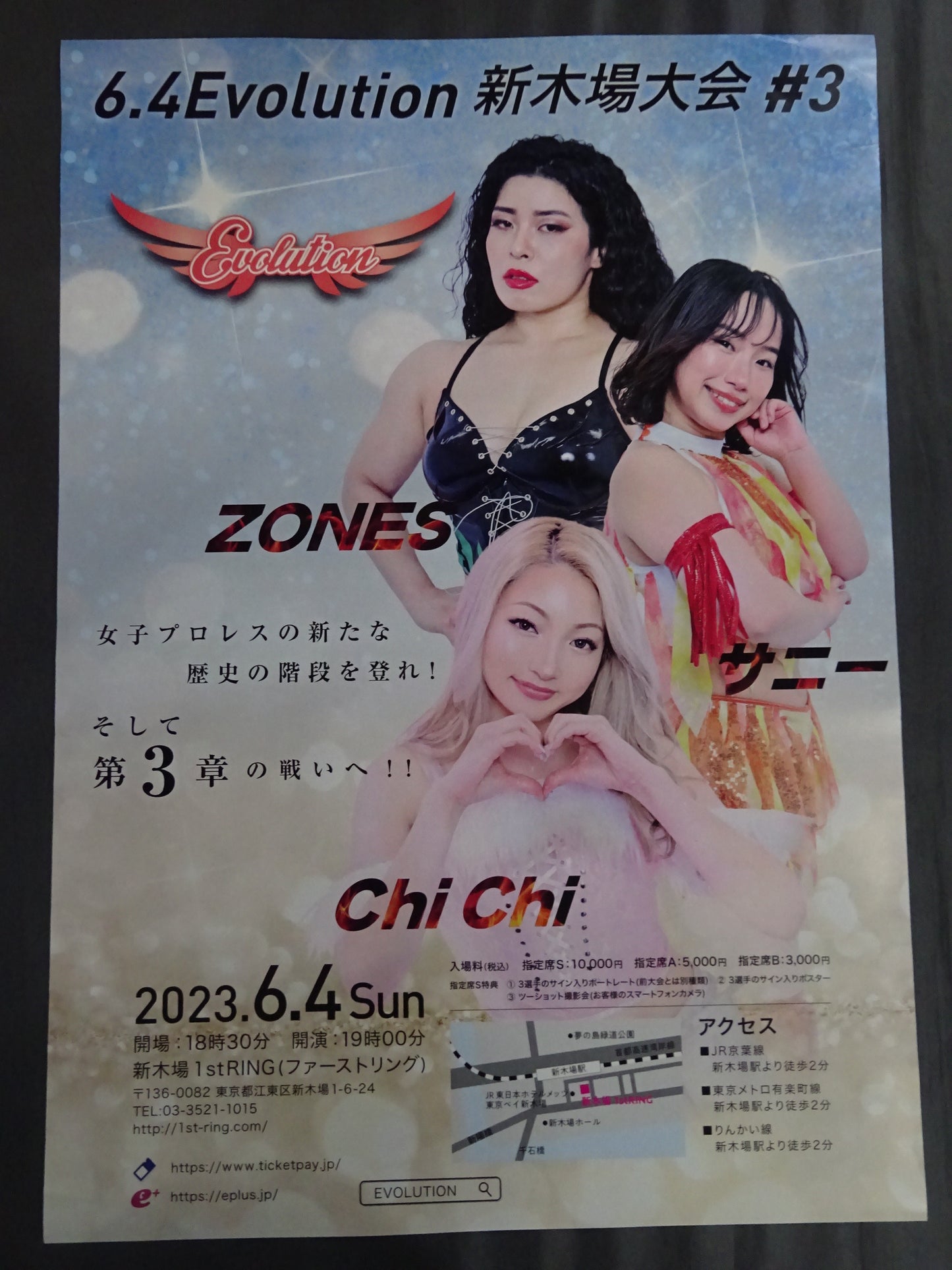 女子プロレス ポスターセット①