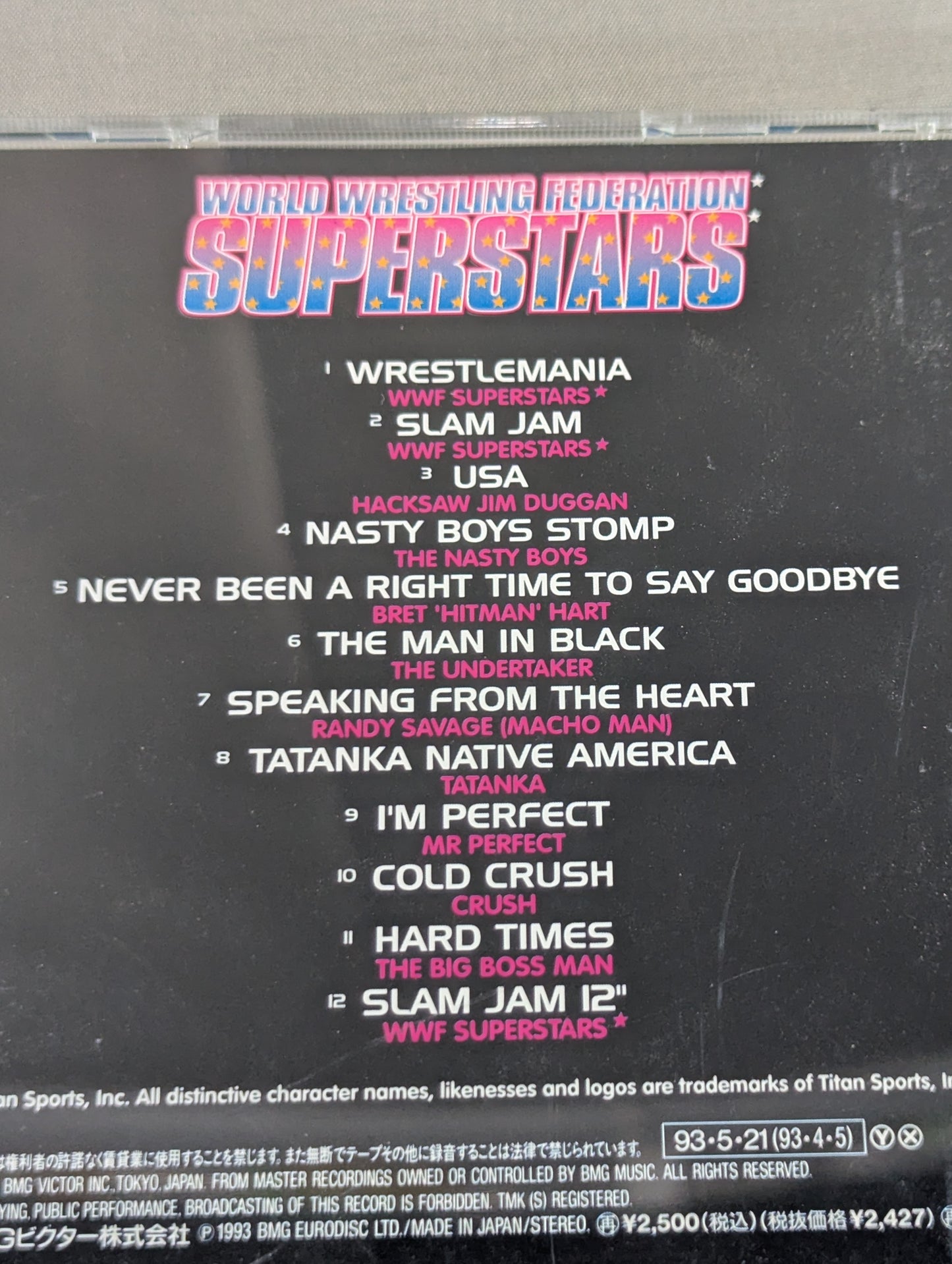 WWF SUPERSTARS WRESTLEMANIA-THE ALBUM (Domestic Edition)