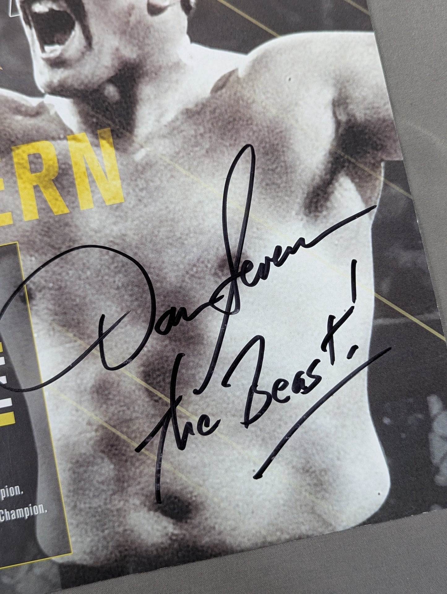 ★UFC HOF★ Dan Svern hand signed autograph Pro-Photo