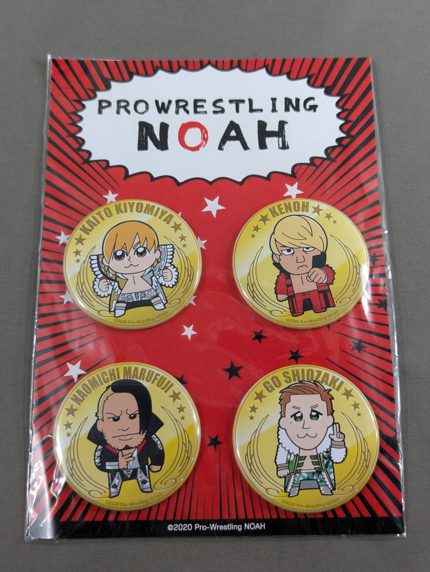 NOAH 大川ぶくぶ コラボ 缶バッジセット②