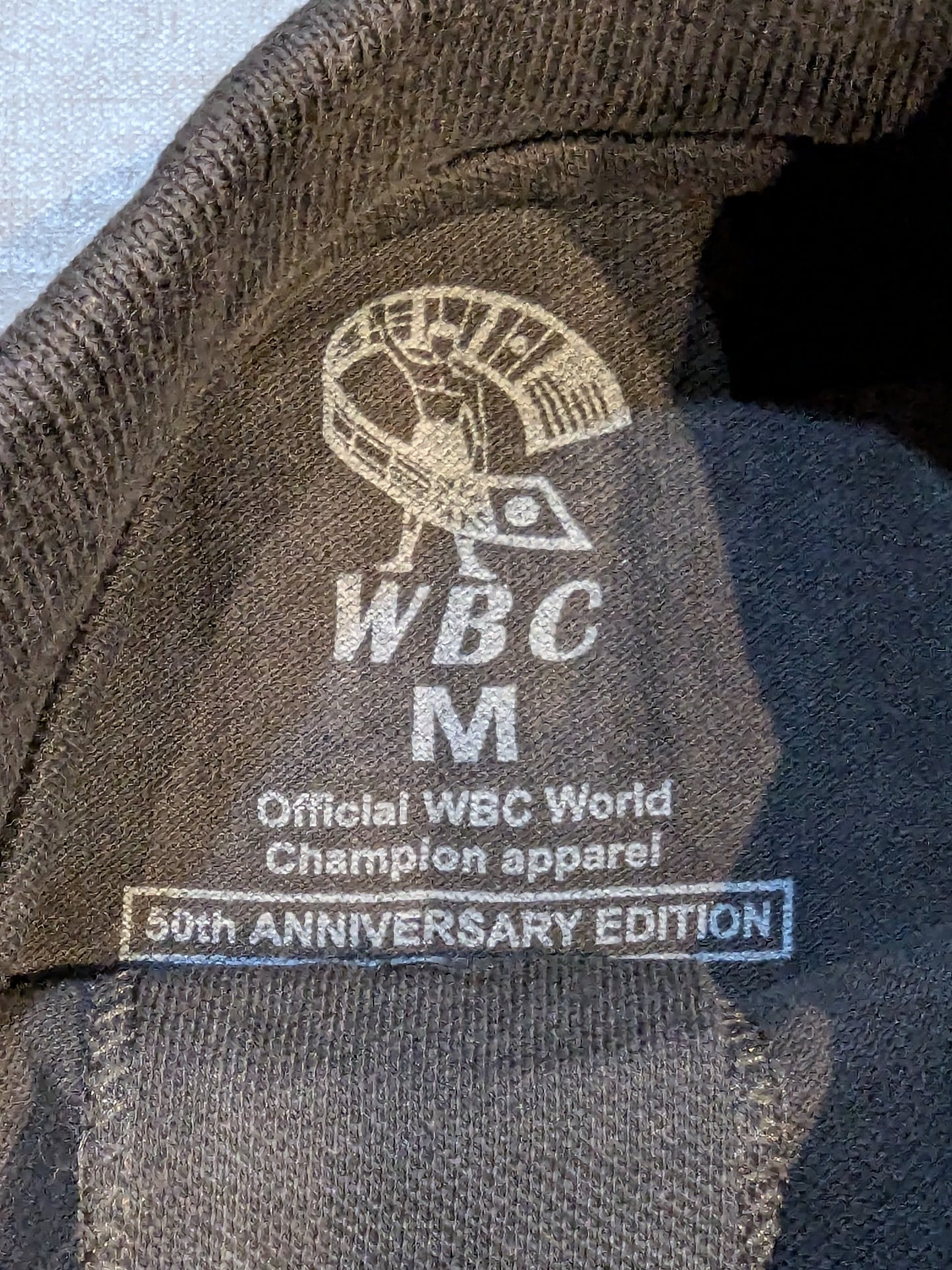 ★50周年記念★ WBC ワッペン刺繍ポロシャツ②(ブラック)