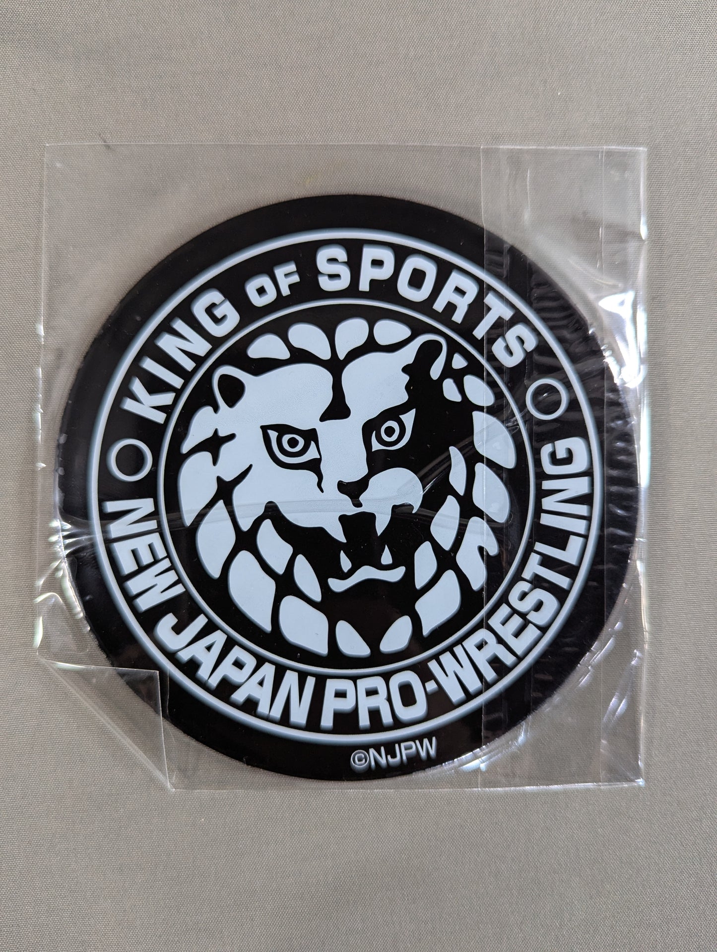 New Japan Pro Wrestling Jay White BIG Rubber Coaster