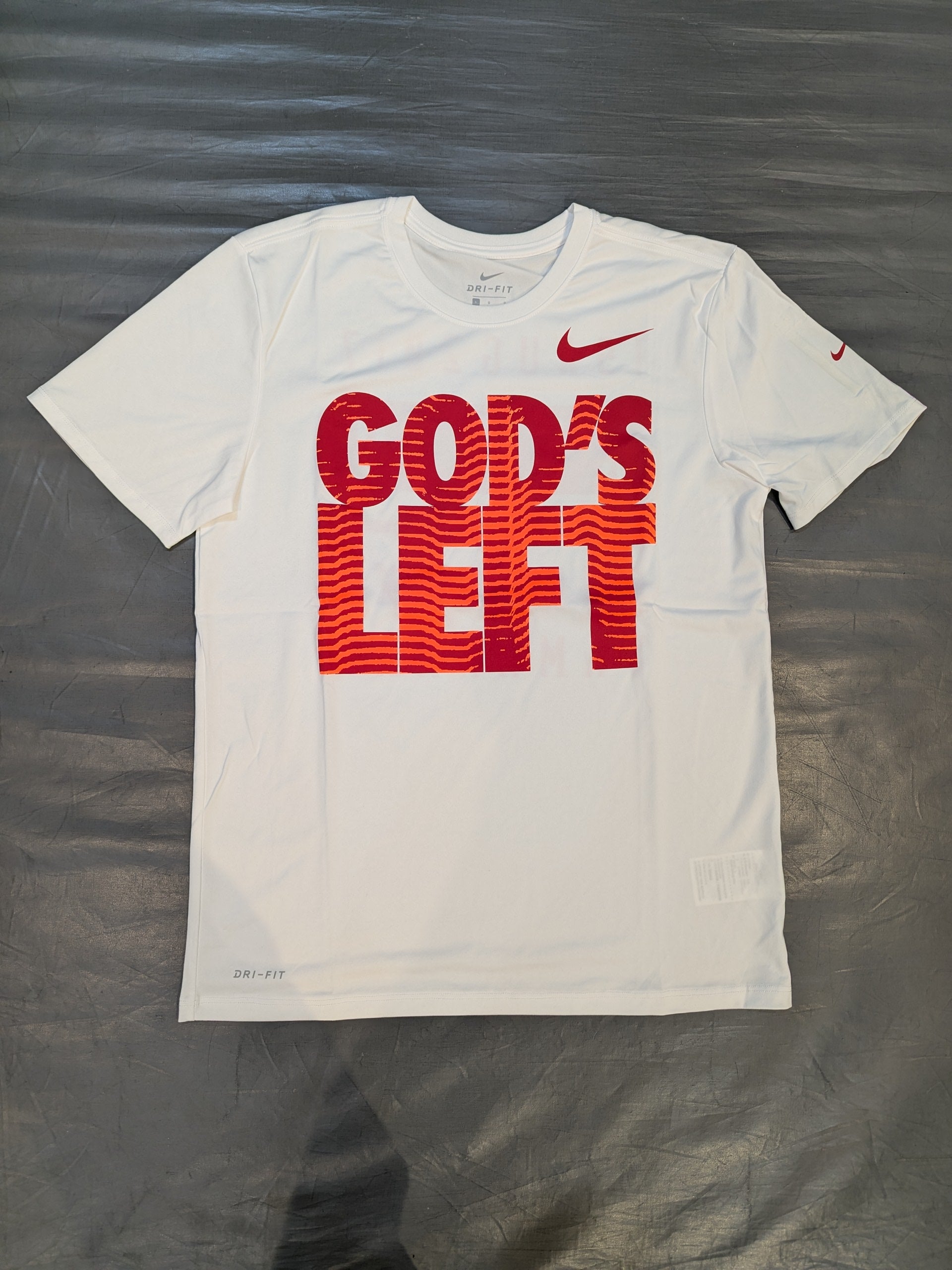 中山様 山中慎介「GOD'S LEFT KYOTO」ドライTシャツ①(ホワイト) – 闘道館