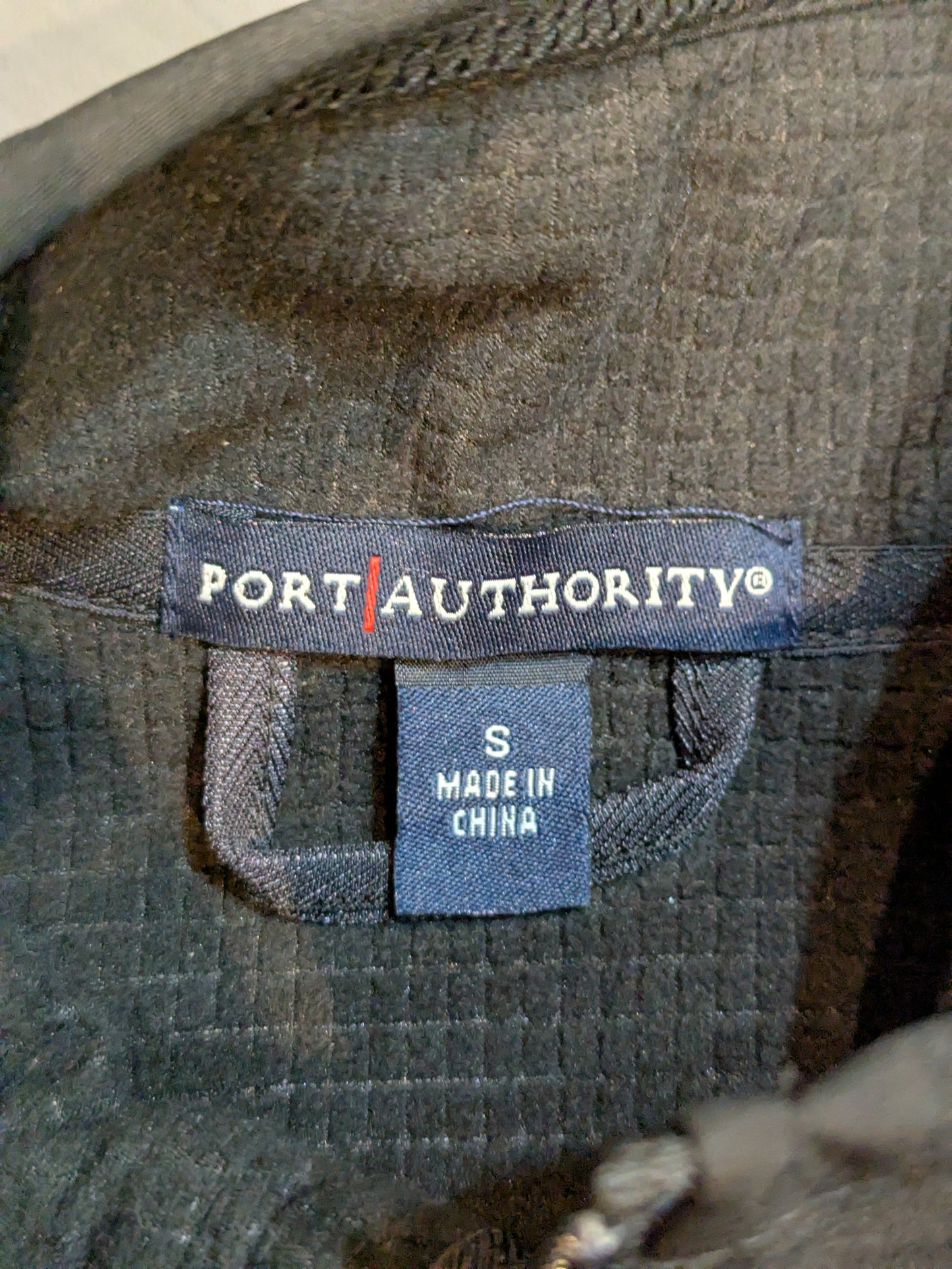IBF/USBA Embroidered zip-up jacket (Black)