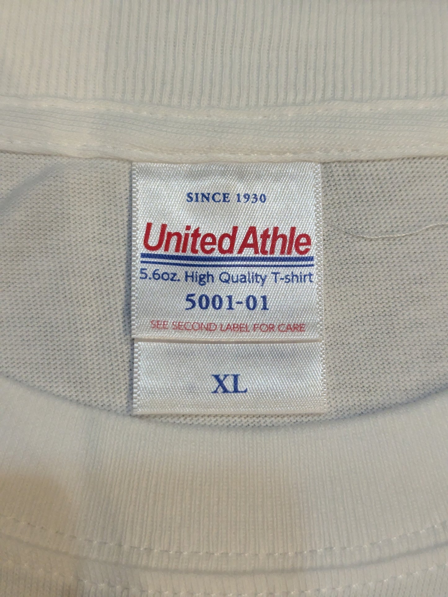 UNAGI SAYAKA Blue Resolve T-Shirt (White)