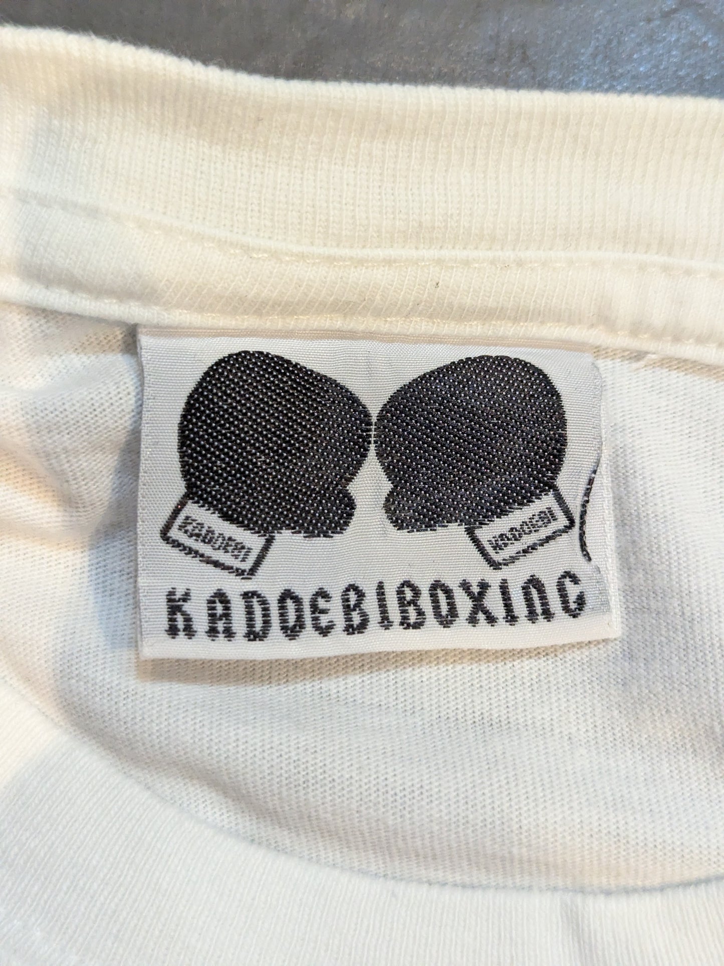 角海老「BOXING GYM」Tシャツ(ホワイト)