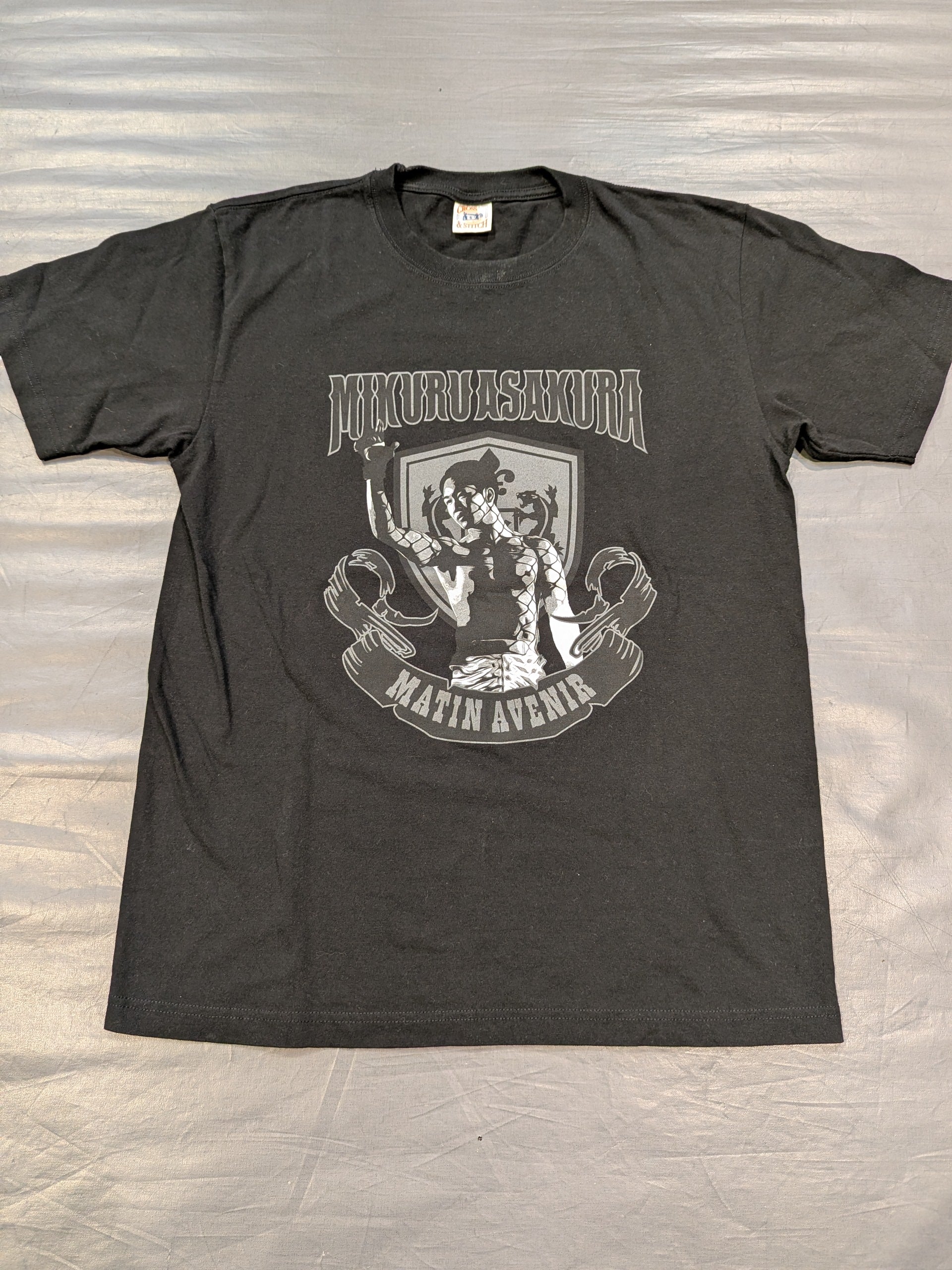 朝倉未来「MATIN AVENIR」応援Tシャツ(ブラック) – 闘道館