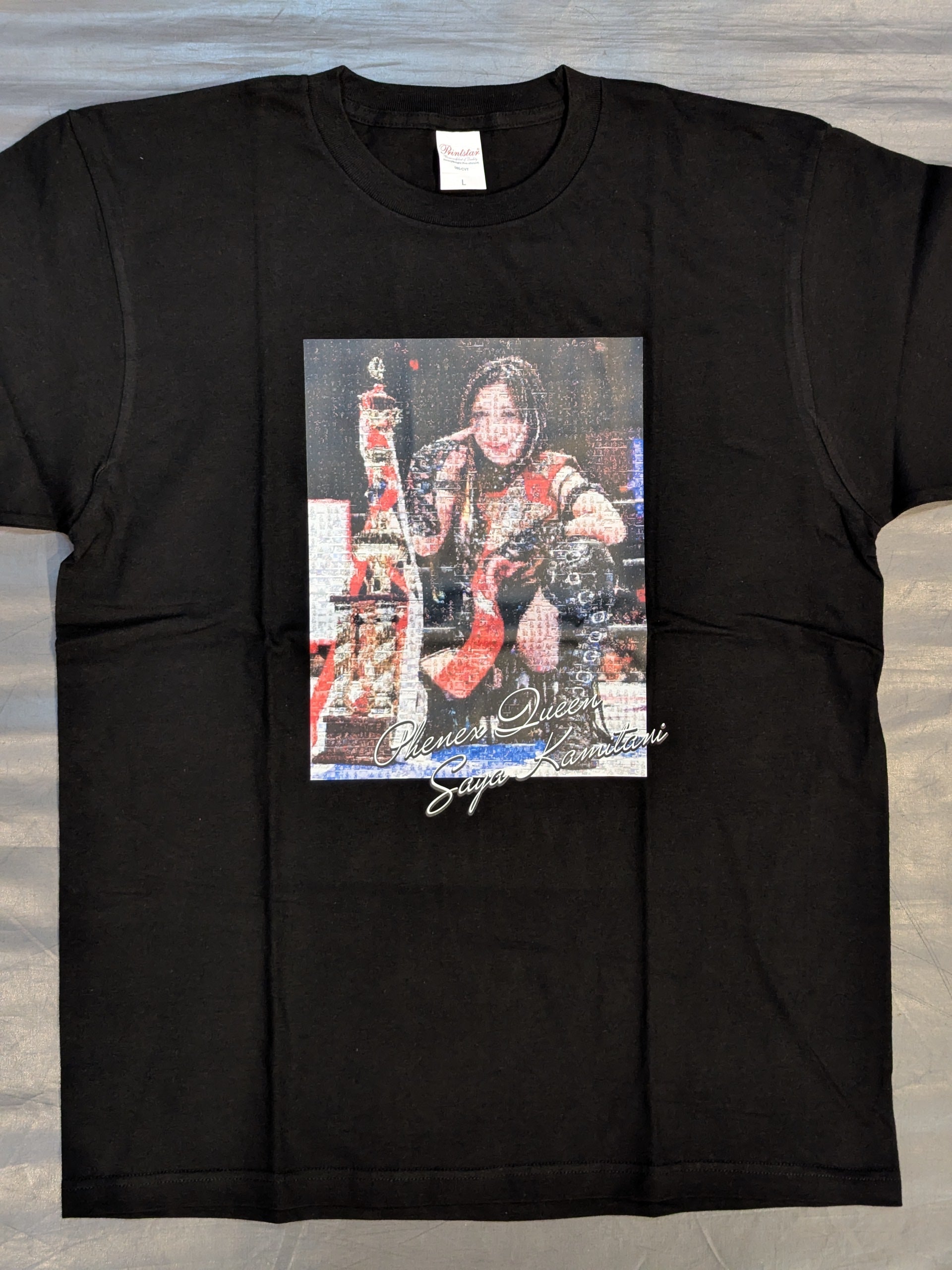 STARDOM上谷沙弥しもべたちよ跪け半袖Tシャツ ＊カタログ商品
