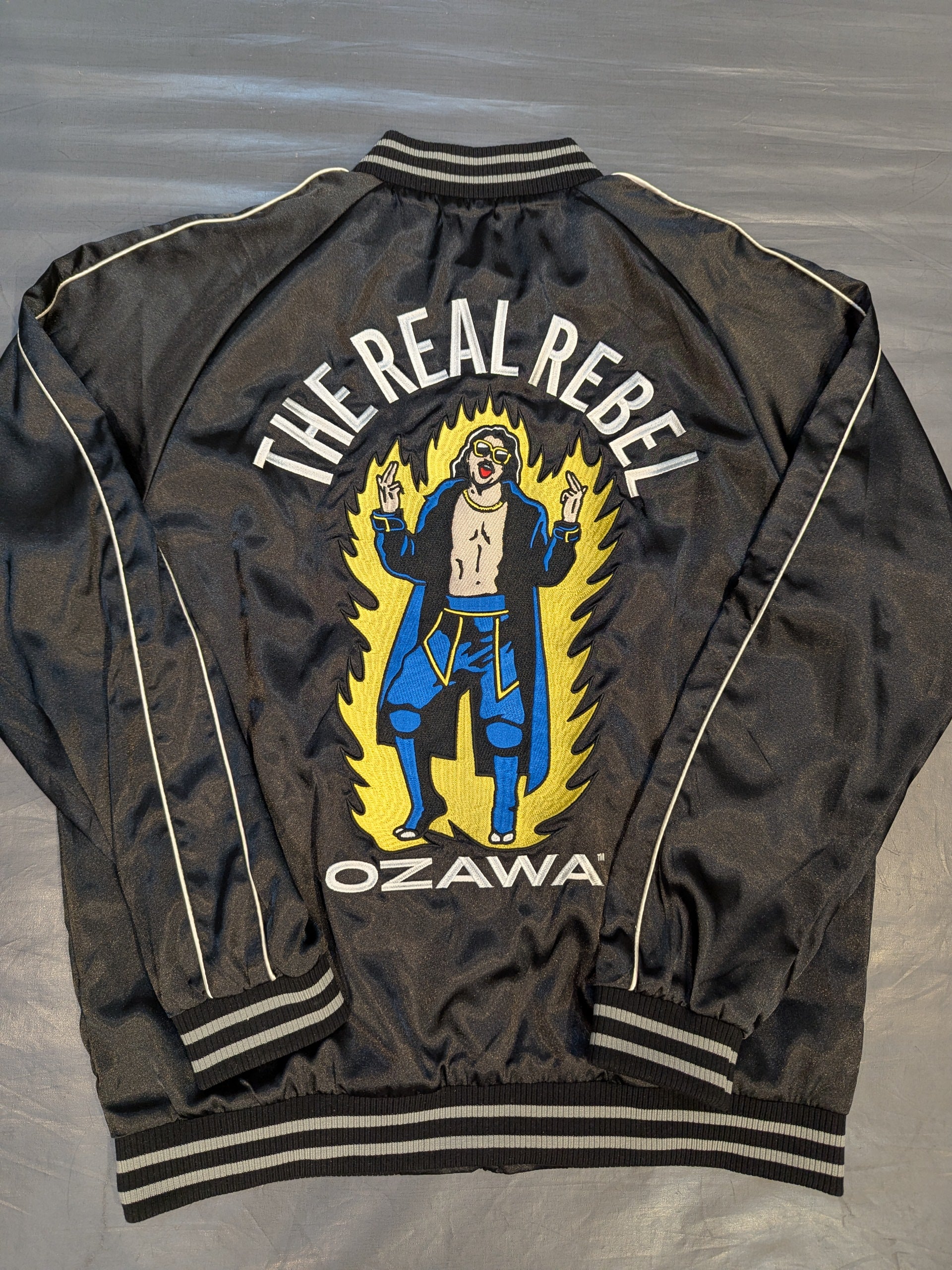 スカジャン　90s リバーシブル OZAWA リバーシブル刺繍スカジャン – 闘道館