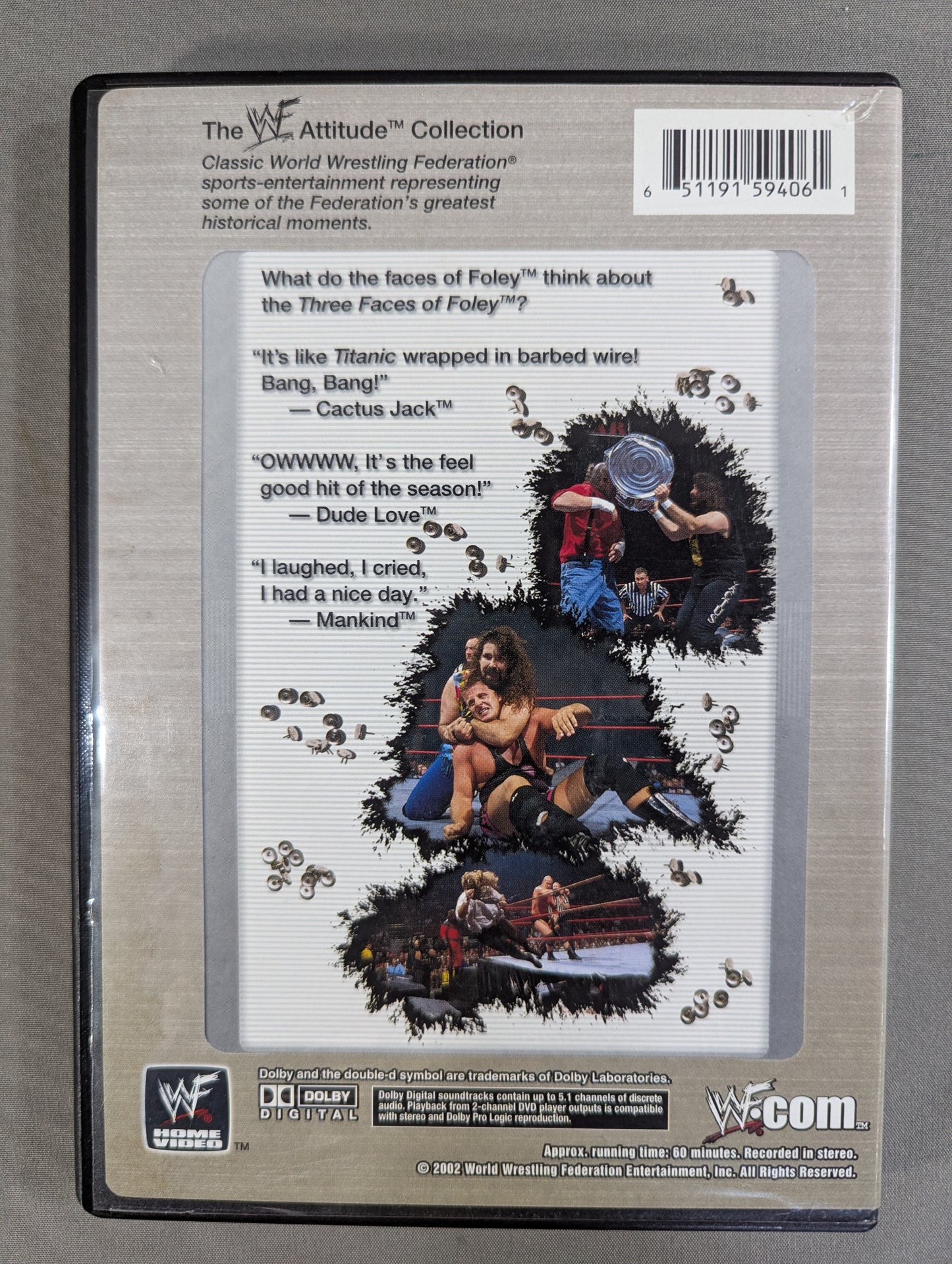 ★WWF ATTITUDE COLLECTION★ THREE FACES OF FOLEY