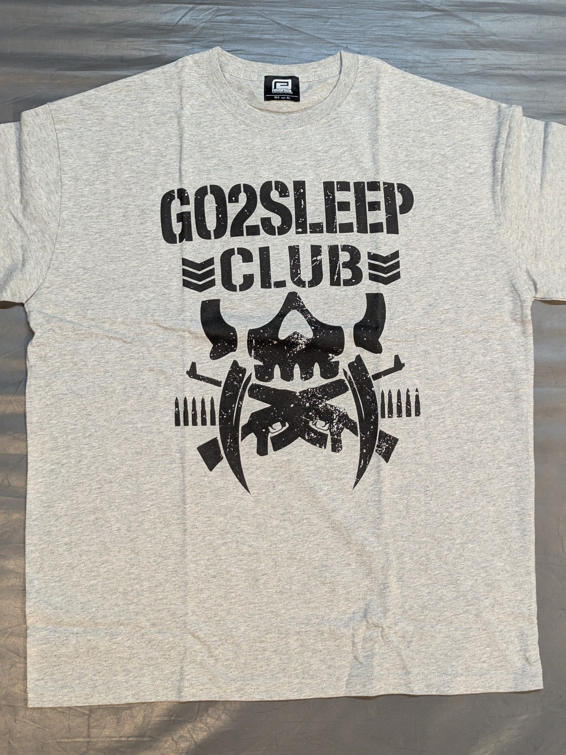 KENTA「GO 2 SLEEP CLUB OVER SIZE」Tシャツ(グレー) – 闘道館