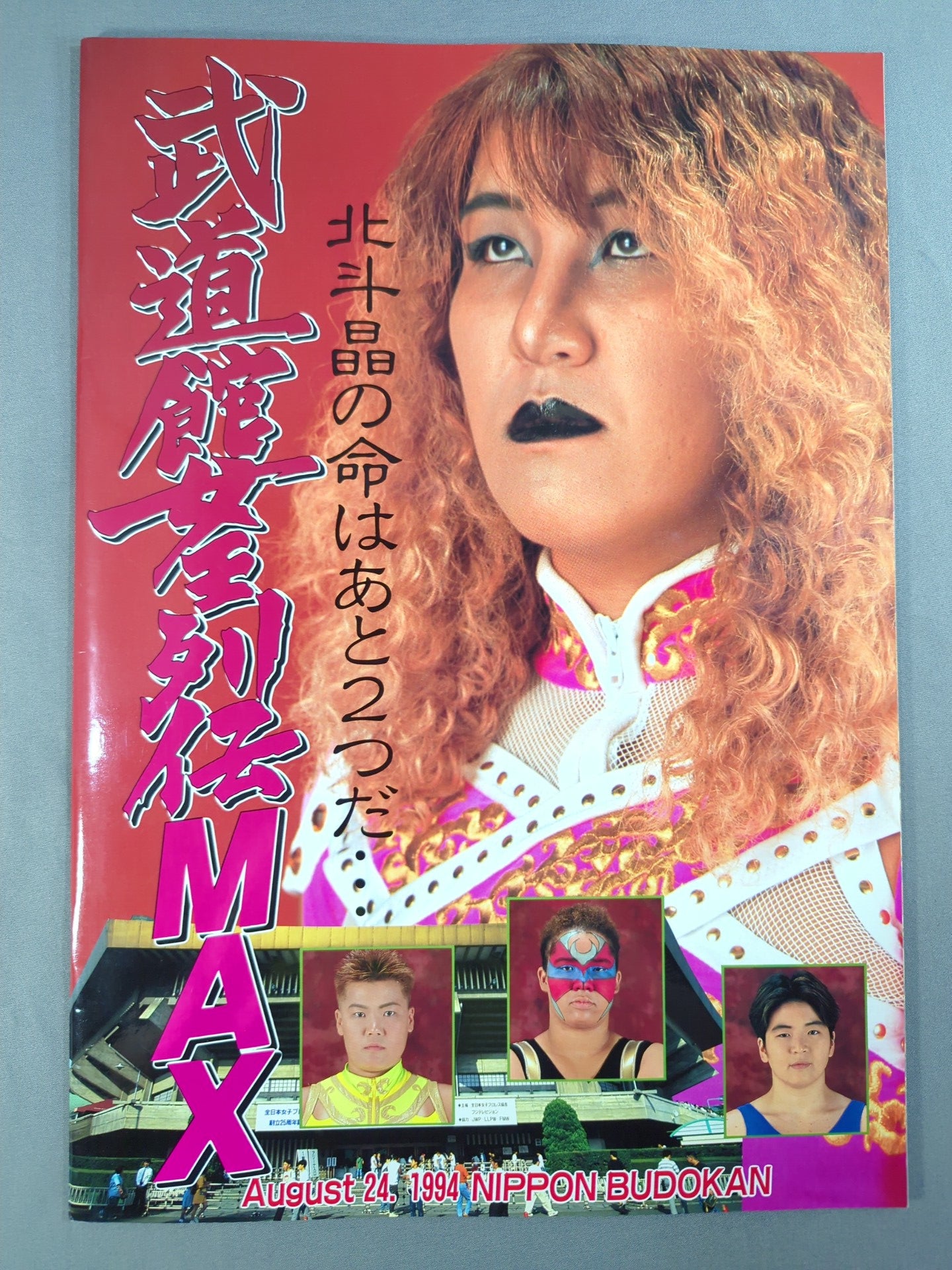 1977年11月14日 格闘技大戦争パンフレット @日本武道館 武道館女王列伝MAX – 闘道館