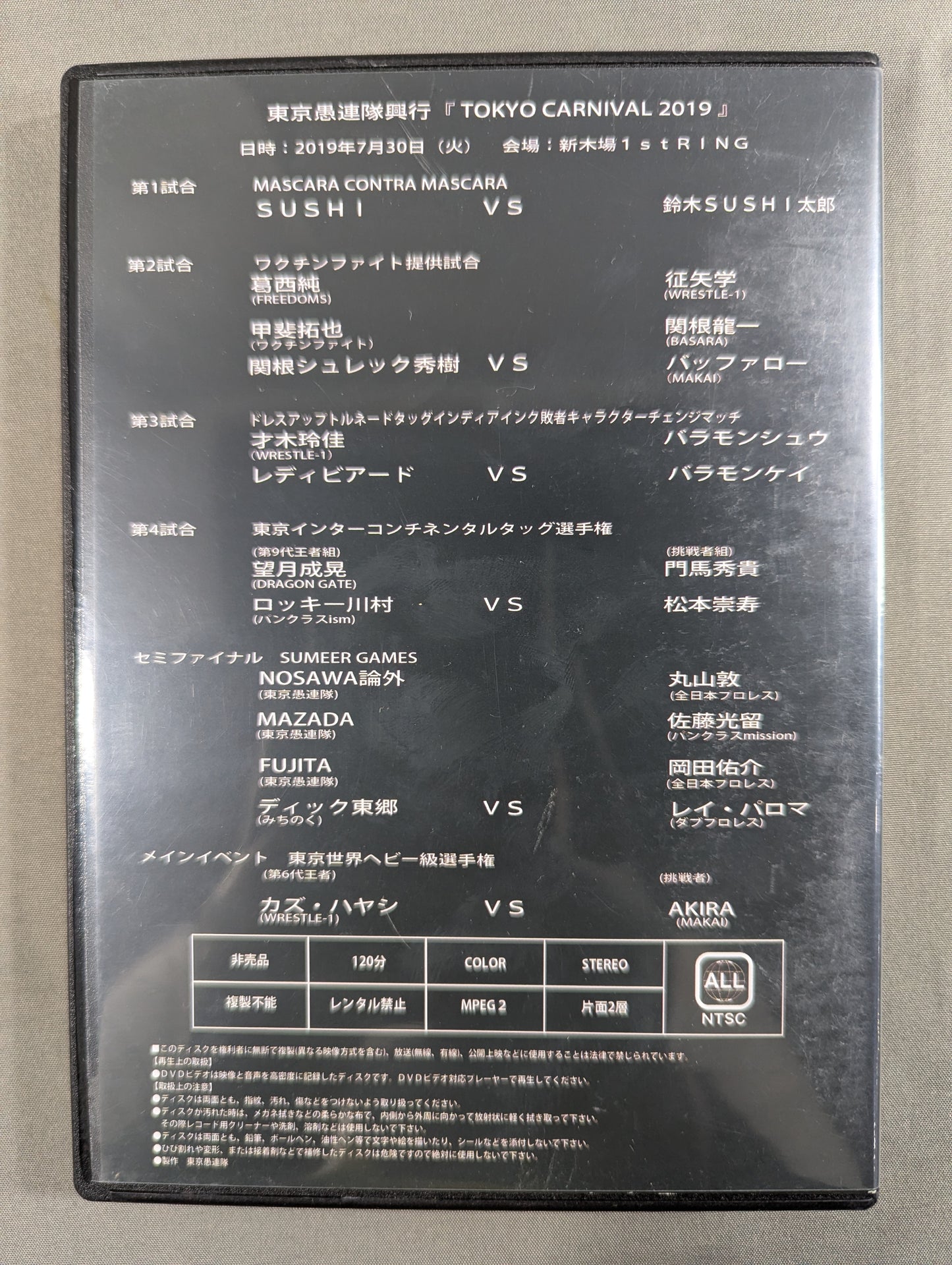 Tokyo Gurentai Independent Box Office "TOKYO CARNIVAL 2019"