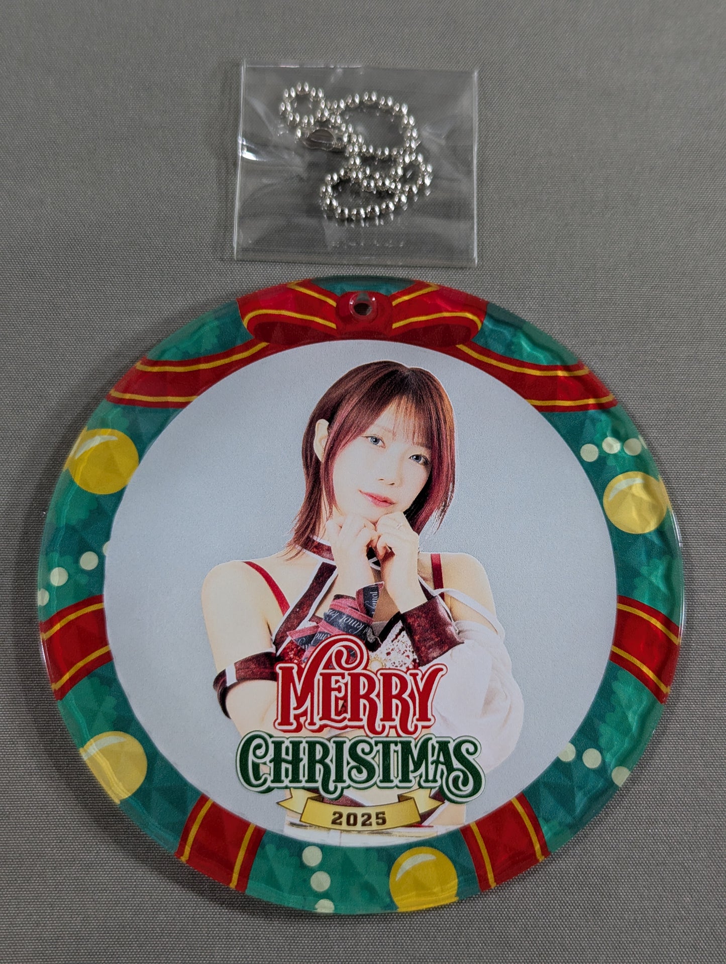 鹿島沙希 クリスマスアクリルキーホルダー