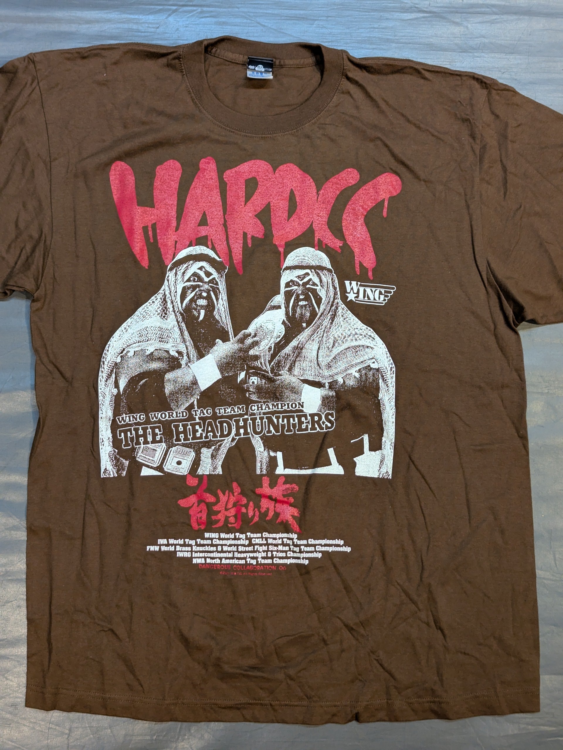 ザ・ヘッド・ハンターズ「首狩り族(ダークブラウン)」Tシャツ – 闘道館