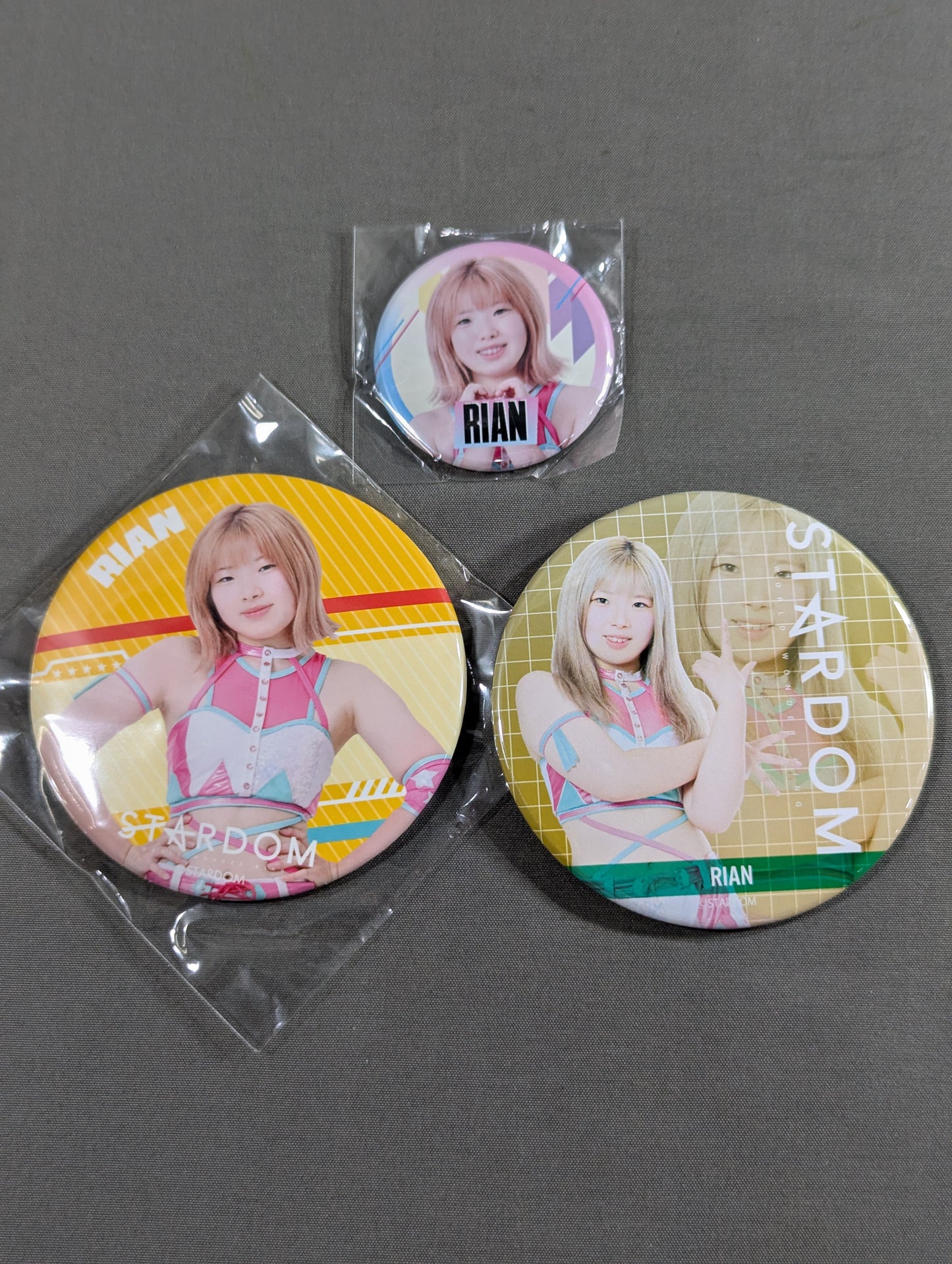 ★ Reckless Gerry Girl ★ RIAN PinBack button Set (1)