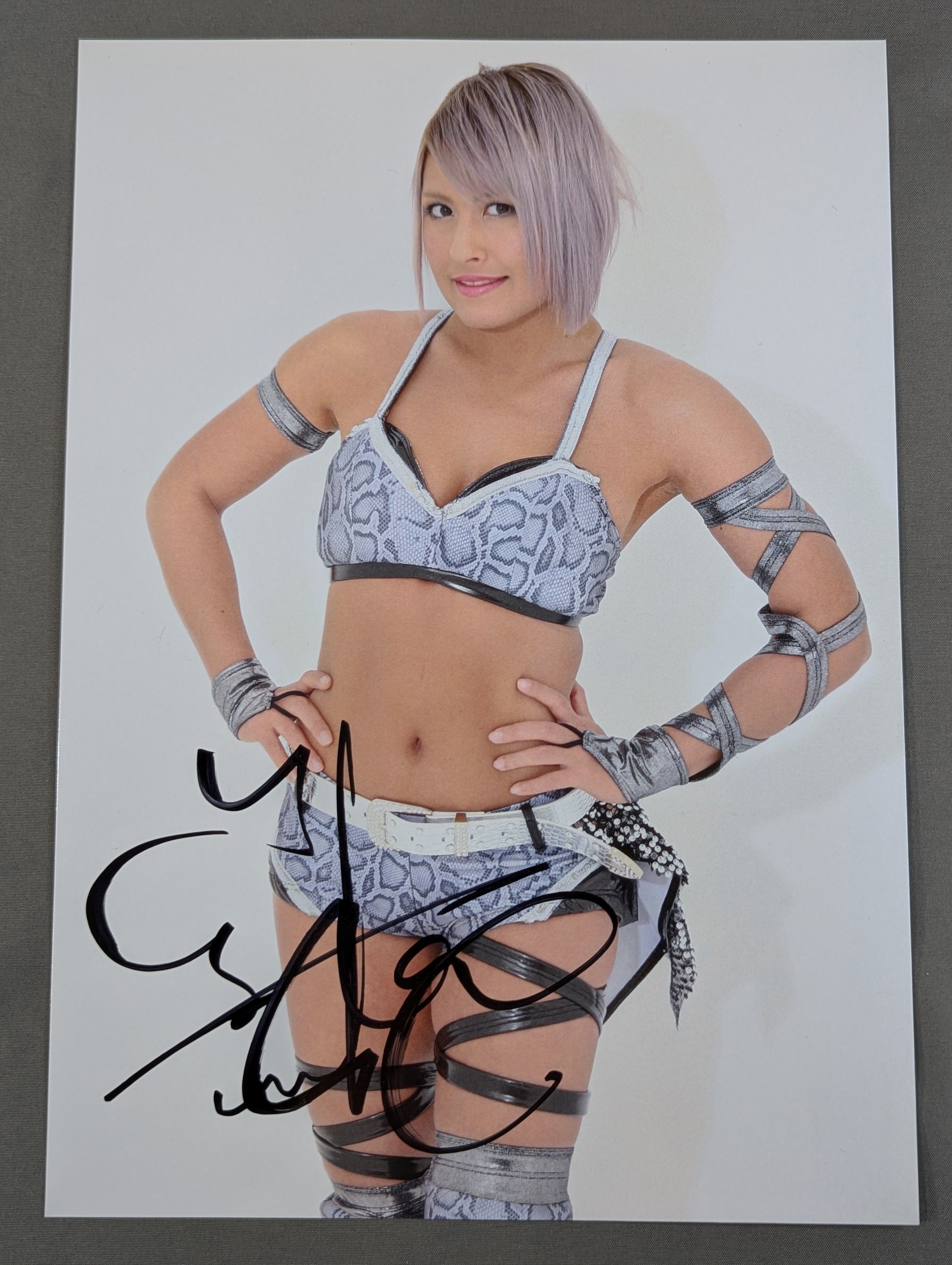 ジュリア直筆サイン入りバック スペシャル特典当選品) ☆東京ドーム限定☆ ジュリア 直筆サイン入り ポートレート – 闘道館