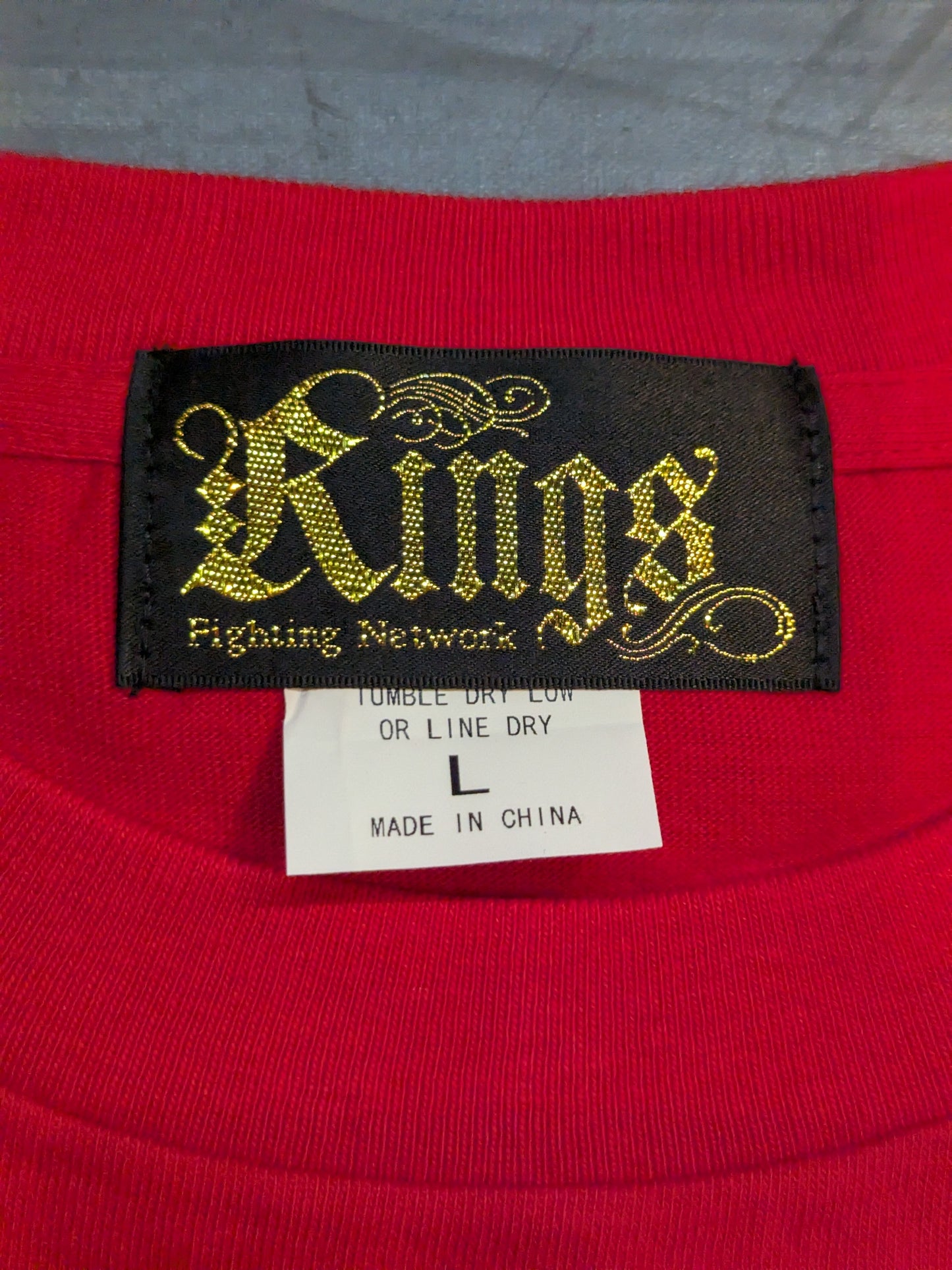 前田日明「KING OF KINGS」Tシャツ①(レッド)