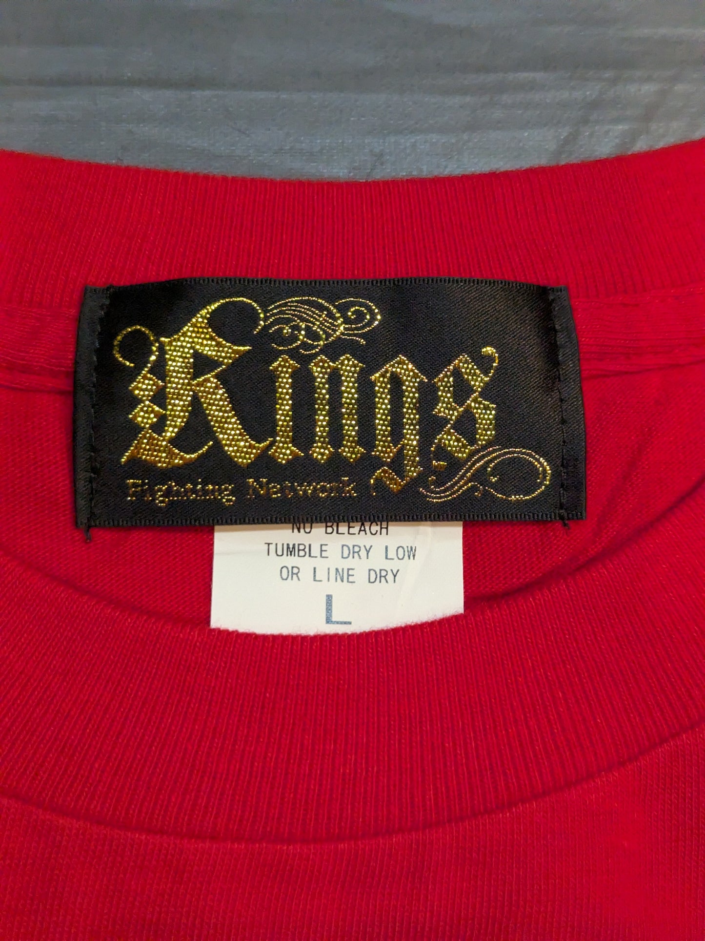 前田日明「KING OF KINGS」Tシャツ②(レッド)