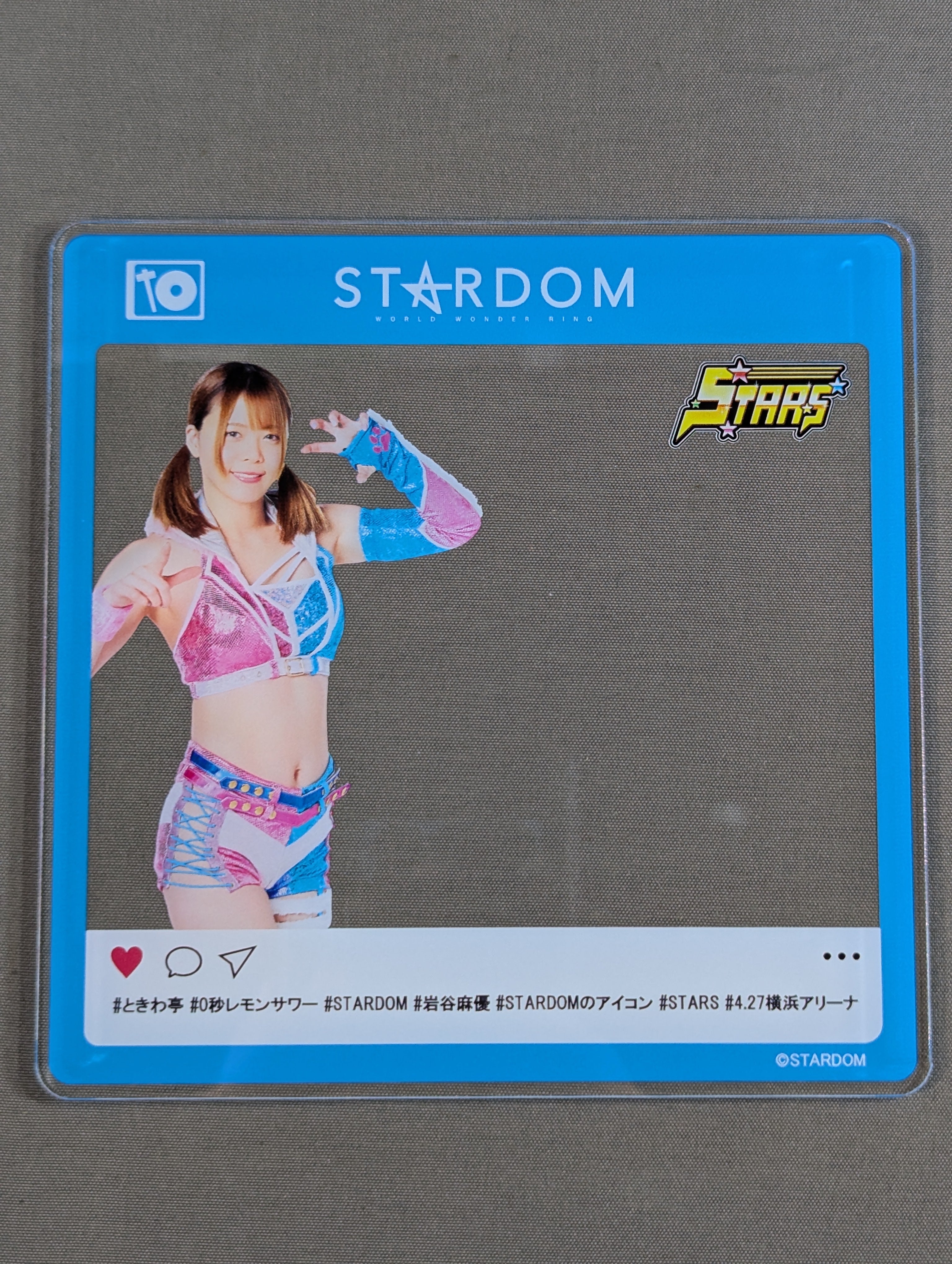 岩谷麻優 アクリルコースター(スターダム×ときわ亭) – 闘道館