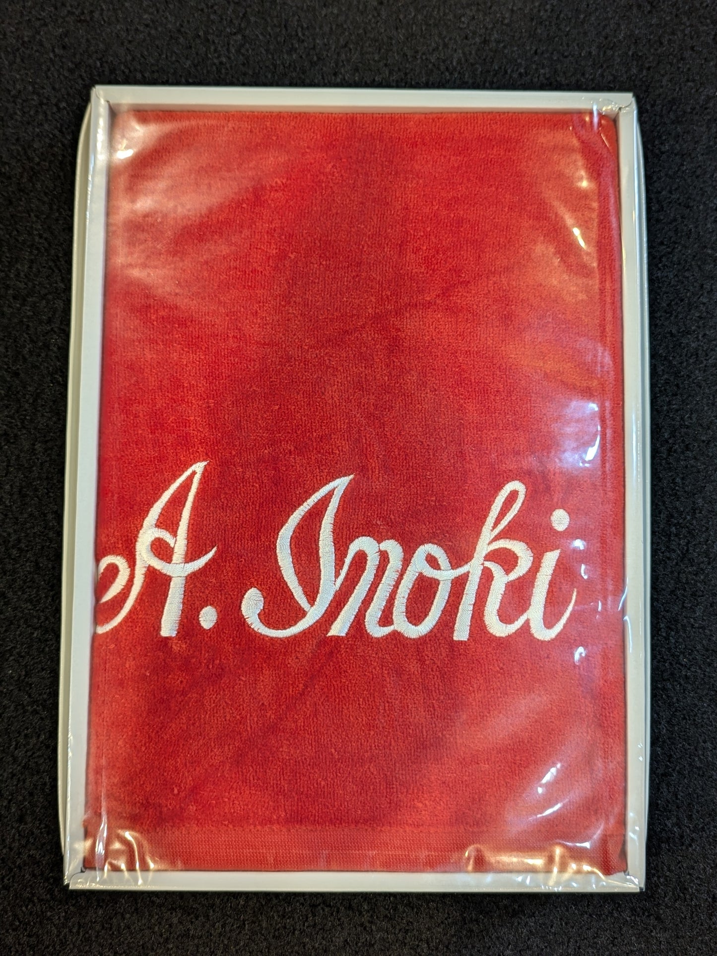 ★Antonio Inoki A.Inoki (Embroidery) ★ Towel (Red)