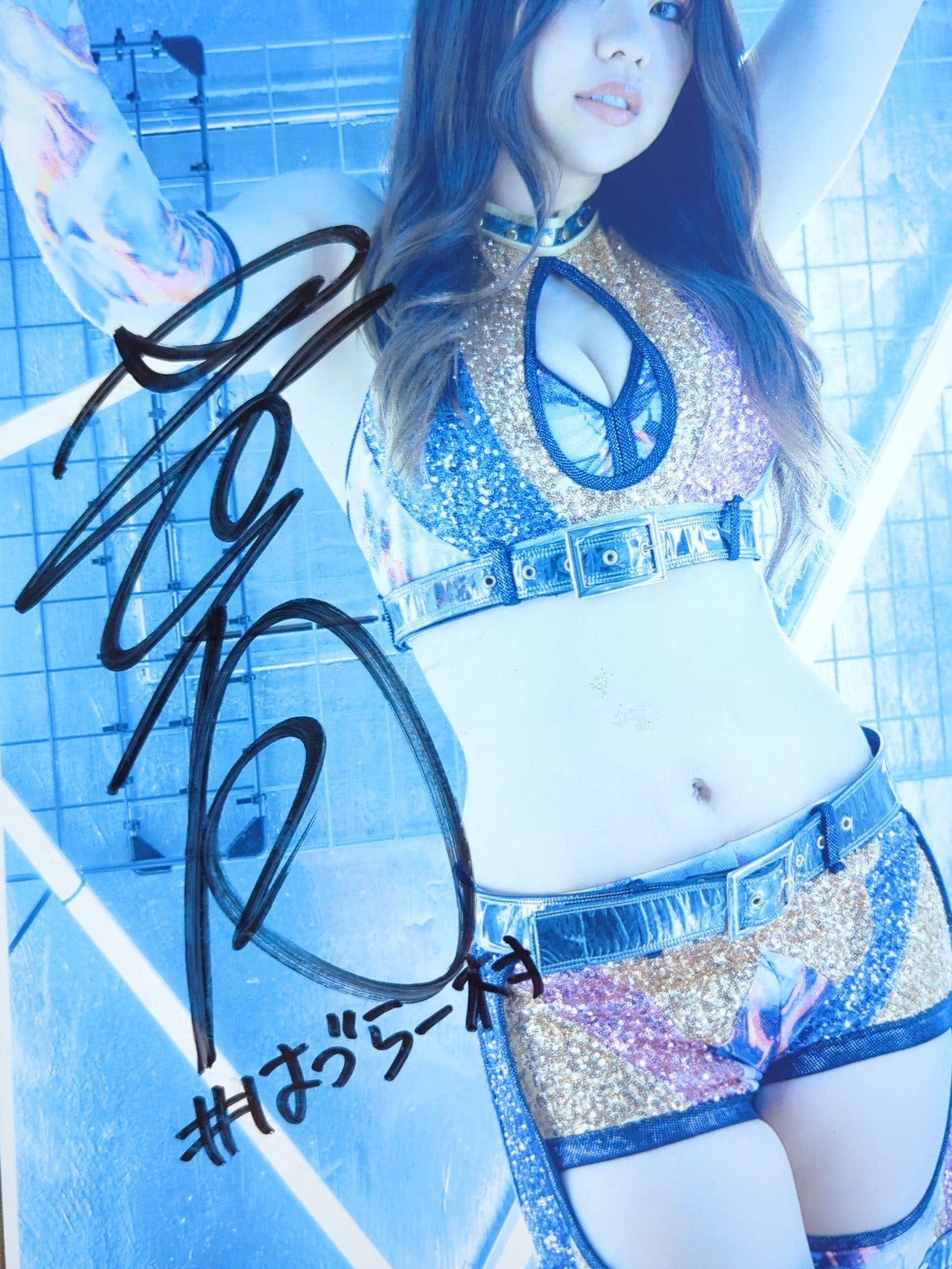 葉月 直筆サイン入り スターダムポートレート(F-9)